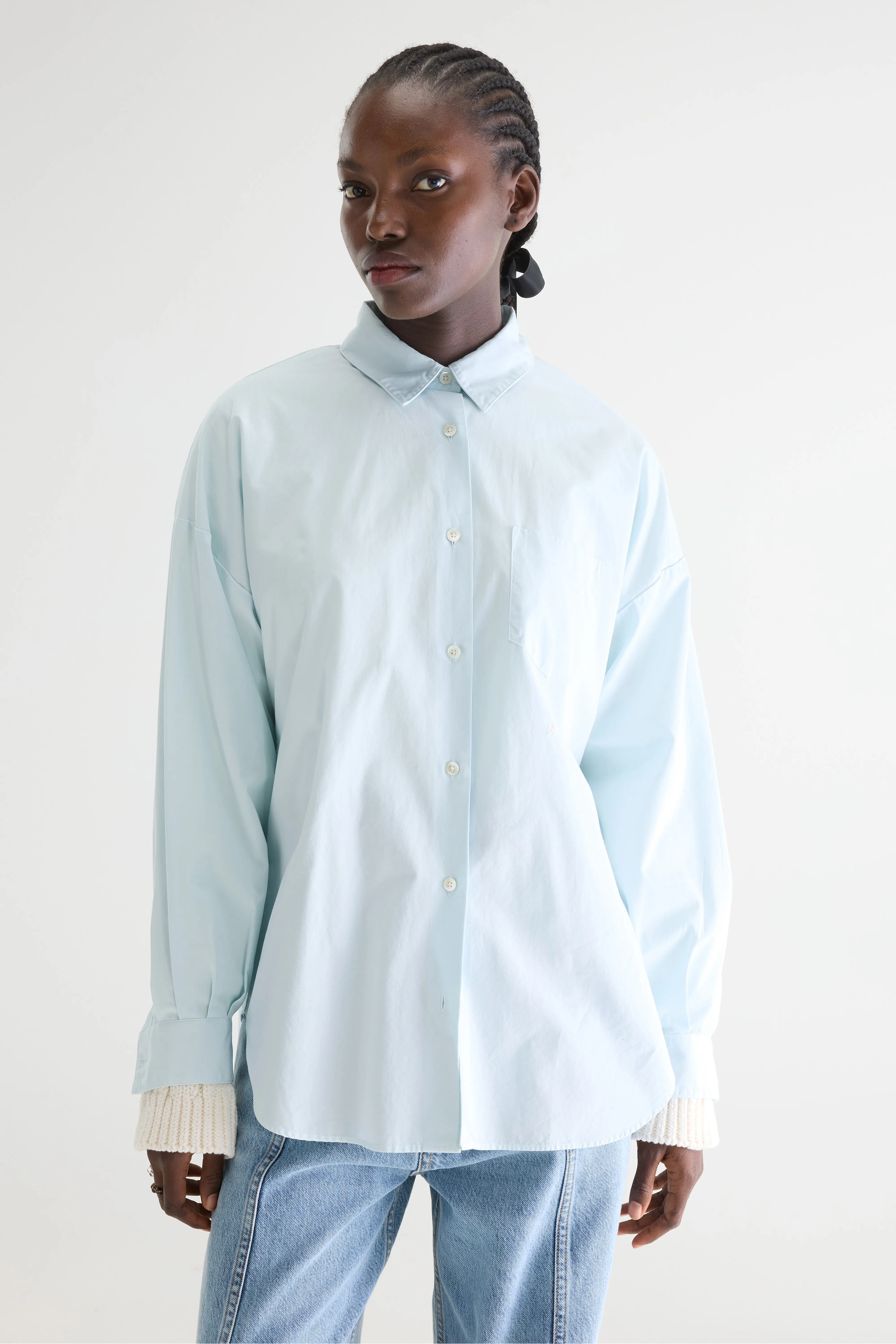 Giorgia poplin shirt (261 / W / FROST) - Image 2