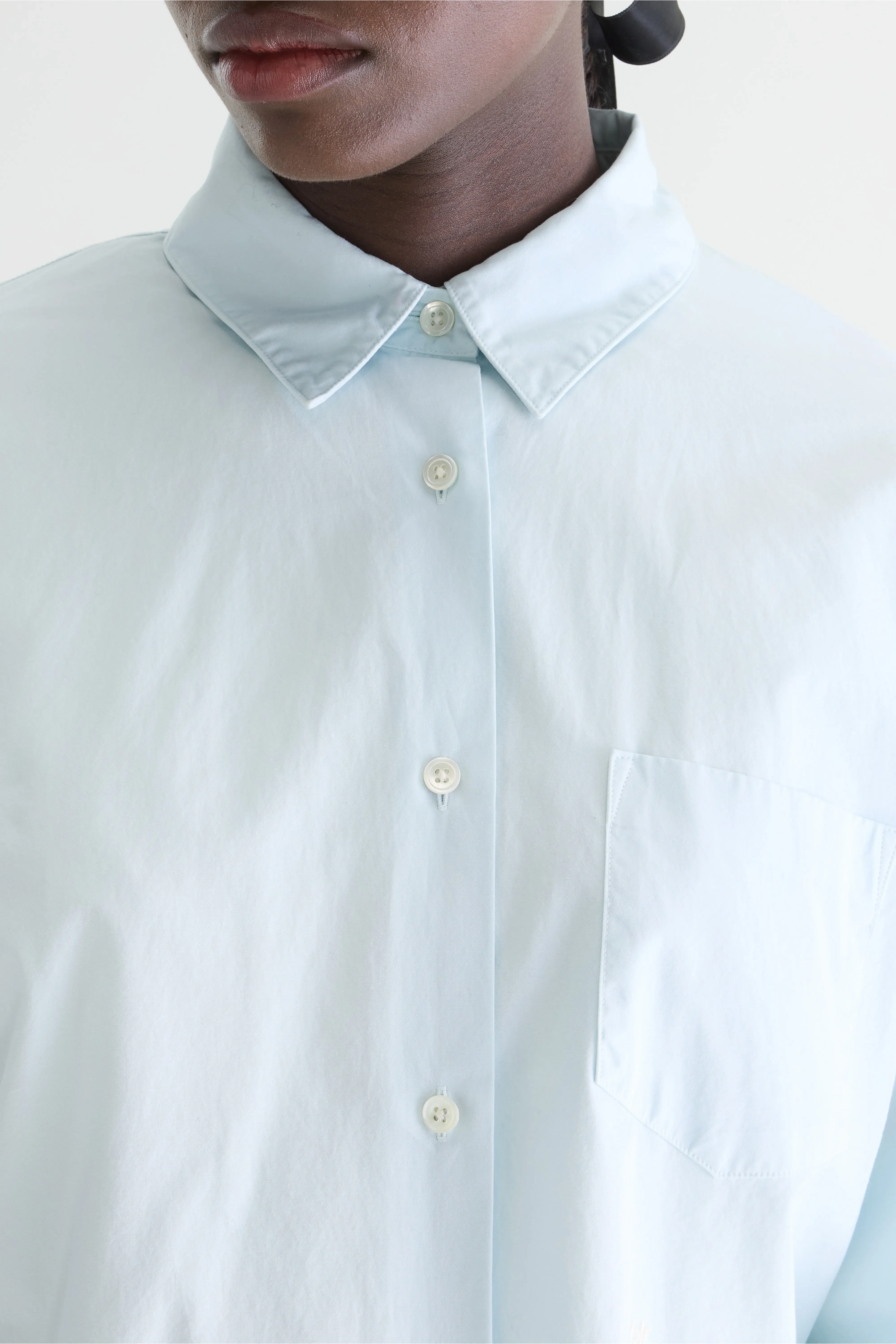 Giorgia poplin shirt (261 / W / FROST) - Image 5