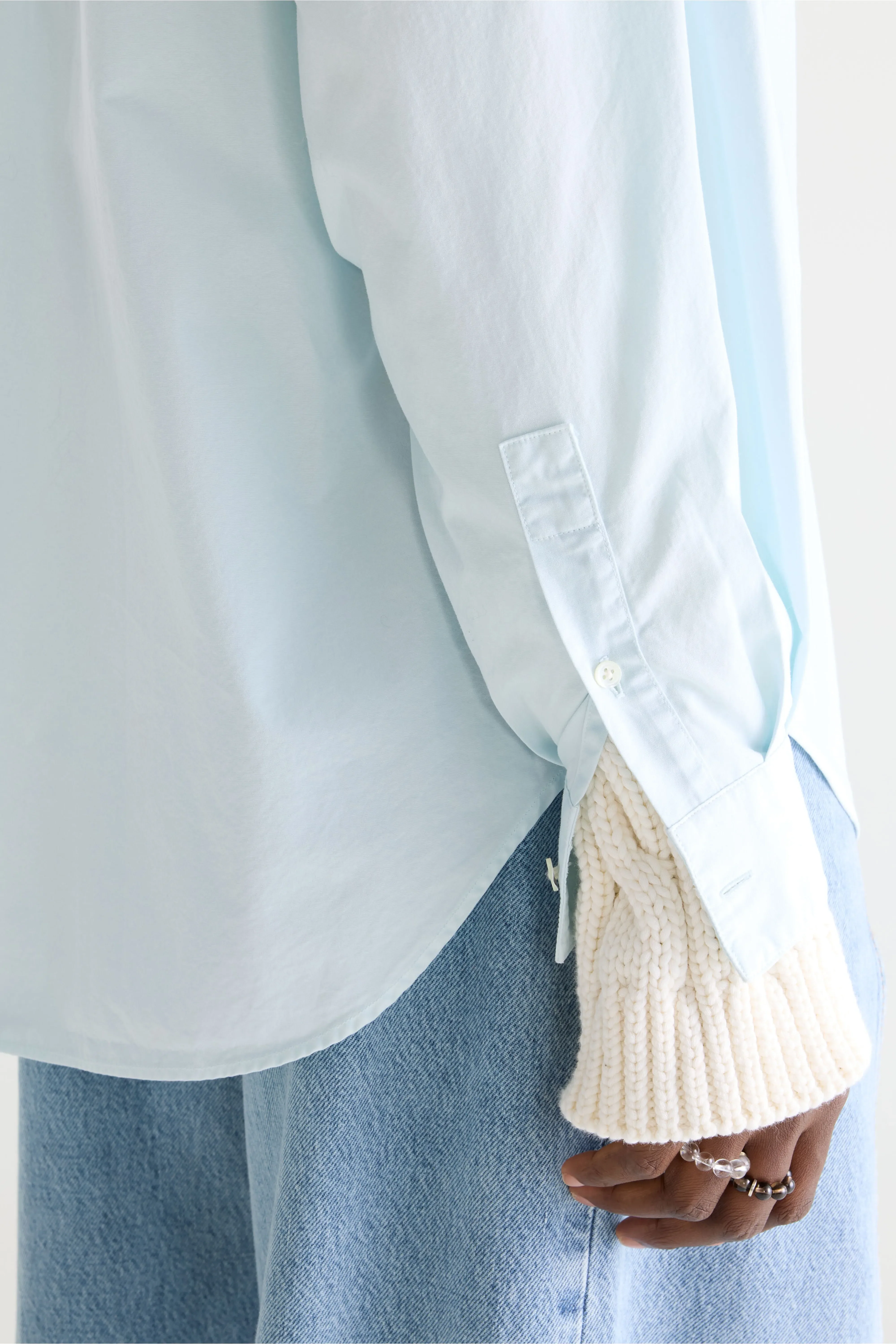 Giorgia poplin shirt (261 / W / FROST) - Image 6