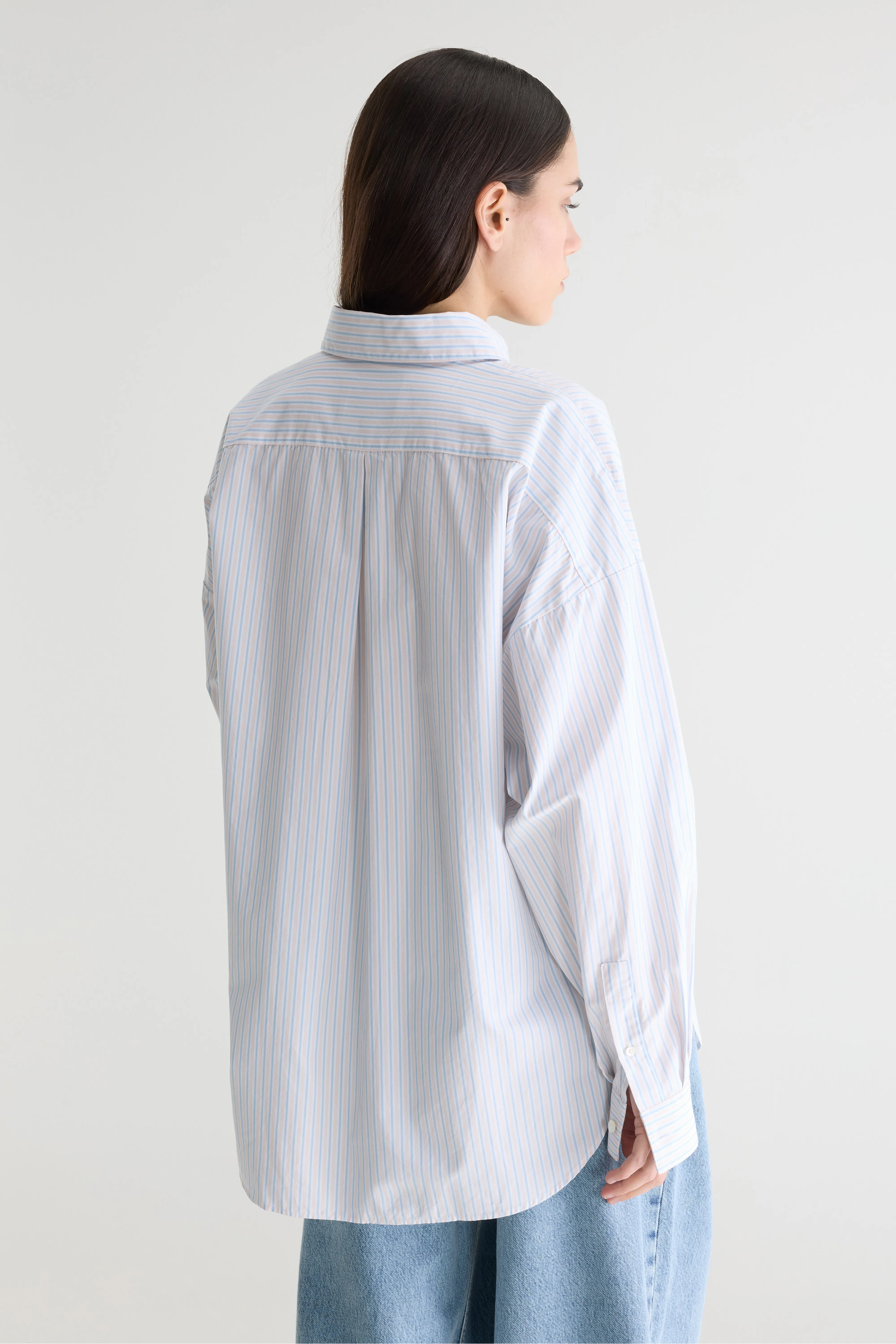 Giorgia striped poplin shirt (261 / W / STRIPE A) - Image 4