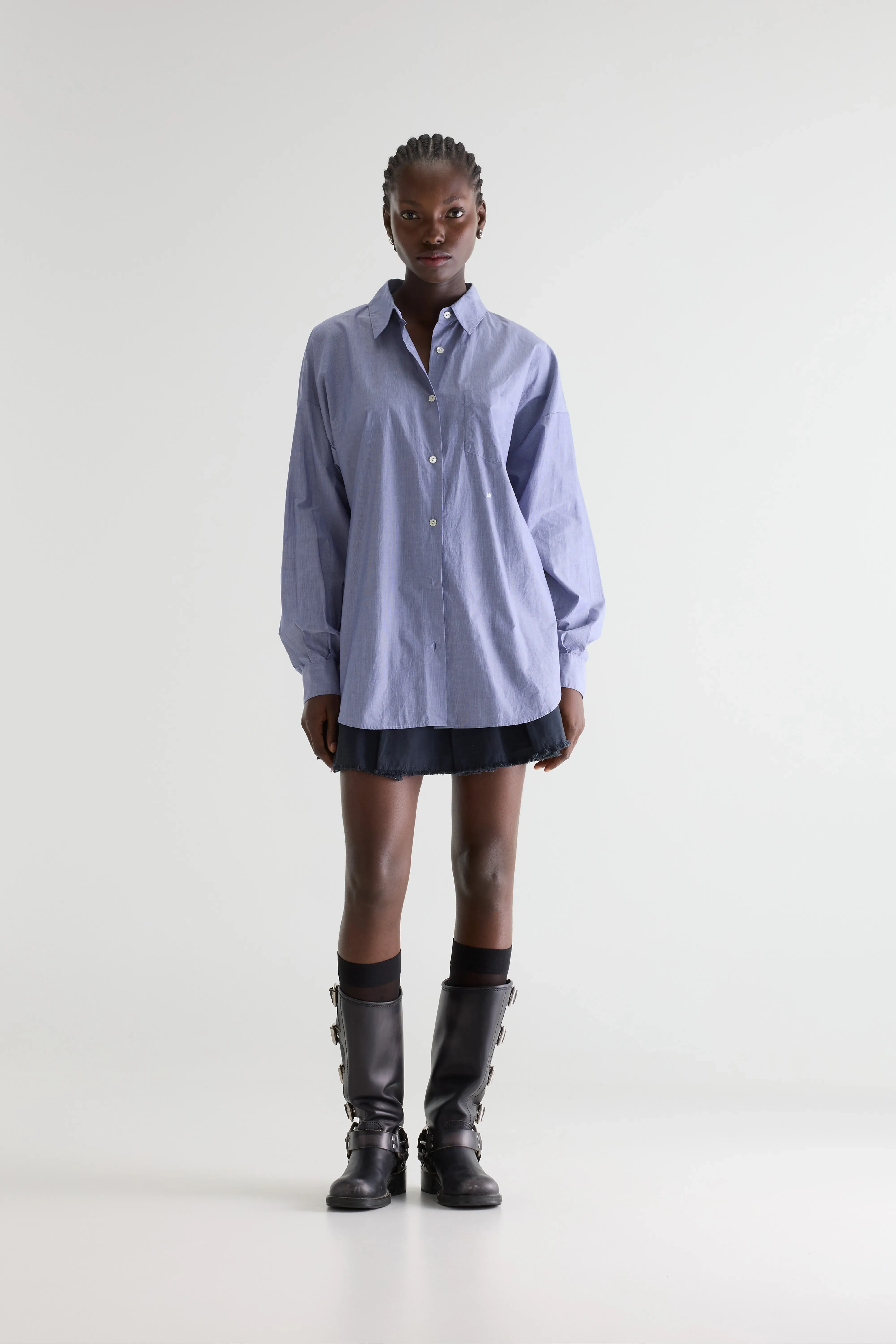 Giorgia poplin shirt (261 / W / STRIPE F) - Image 3
