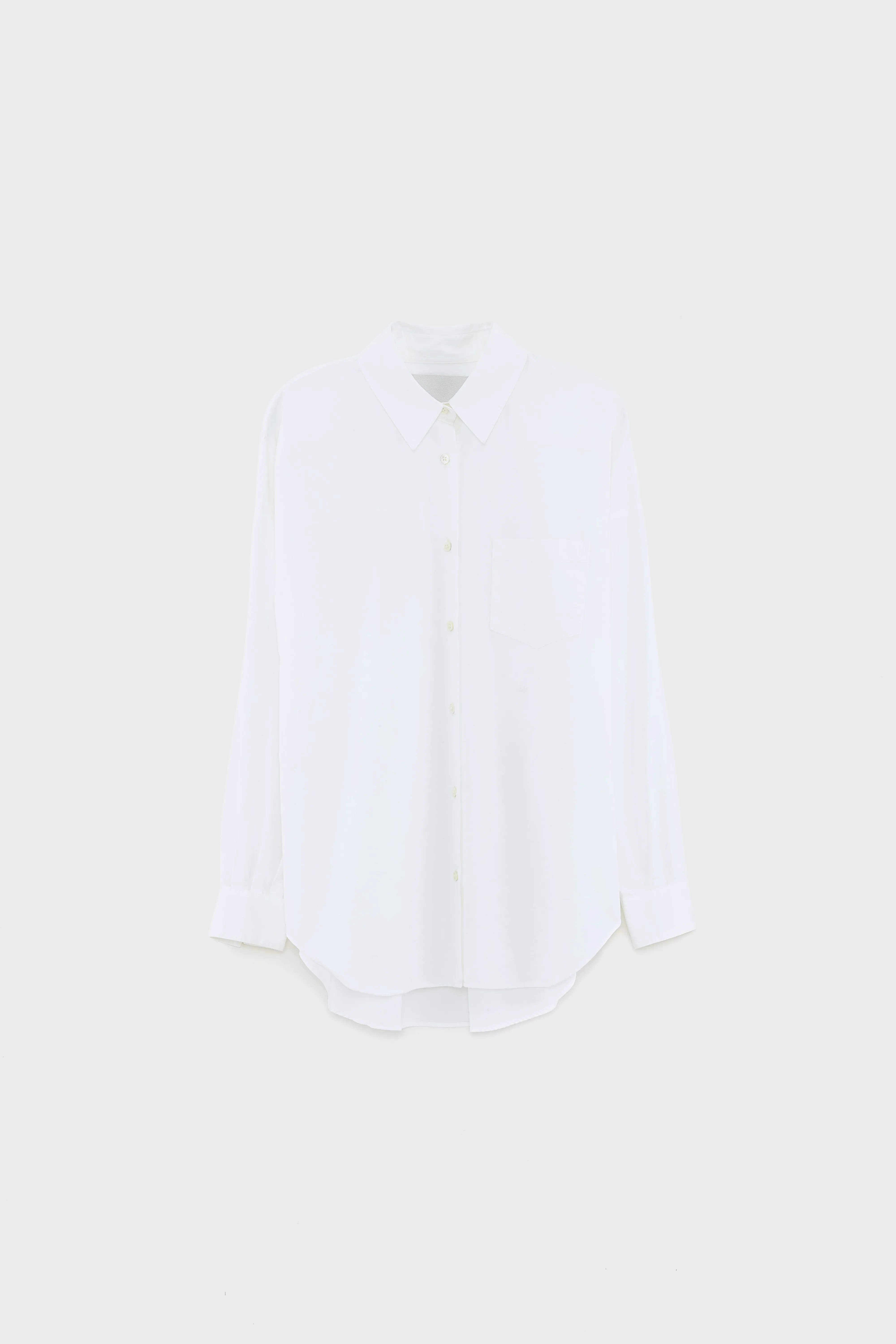 Giorgia white poplin shirt (252 / W / WHITE) - Image 7