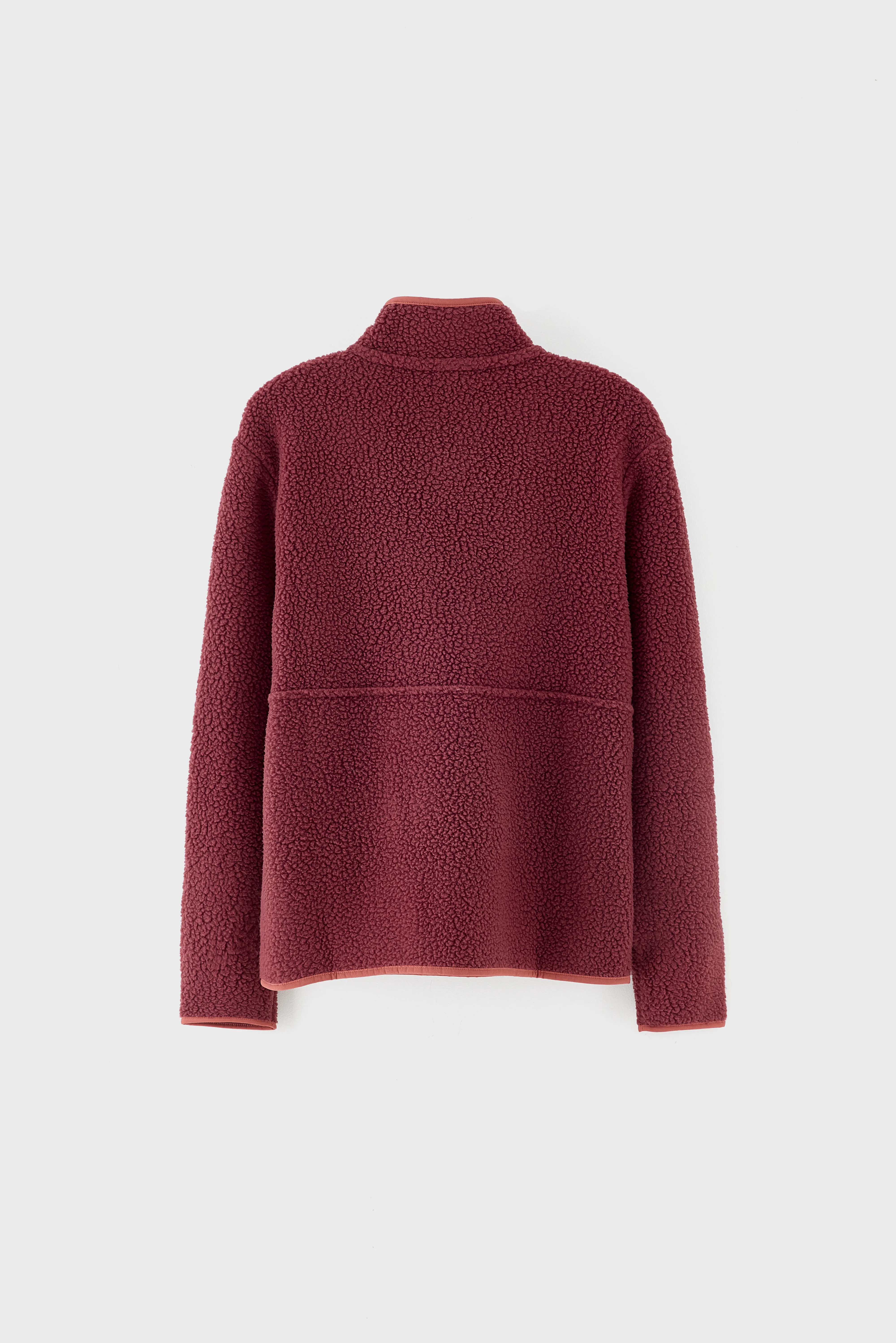Women's Retro Pile Marsupial Pullover (252 / W / RED) - Image 5