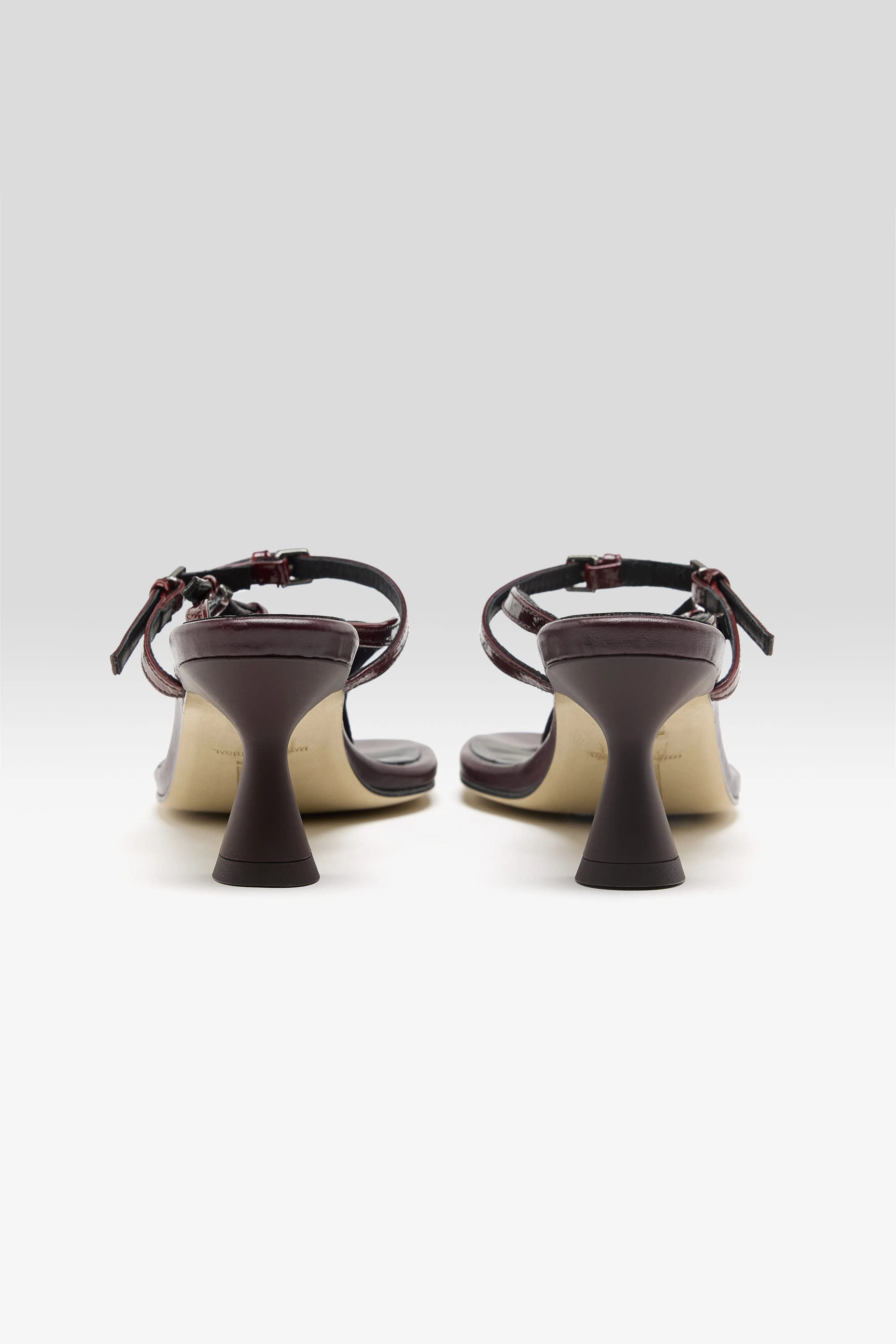 Abisai Mini Buckled Sandals  (261 / W / BURGUNDY) - Image 6