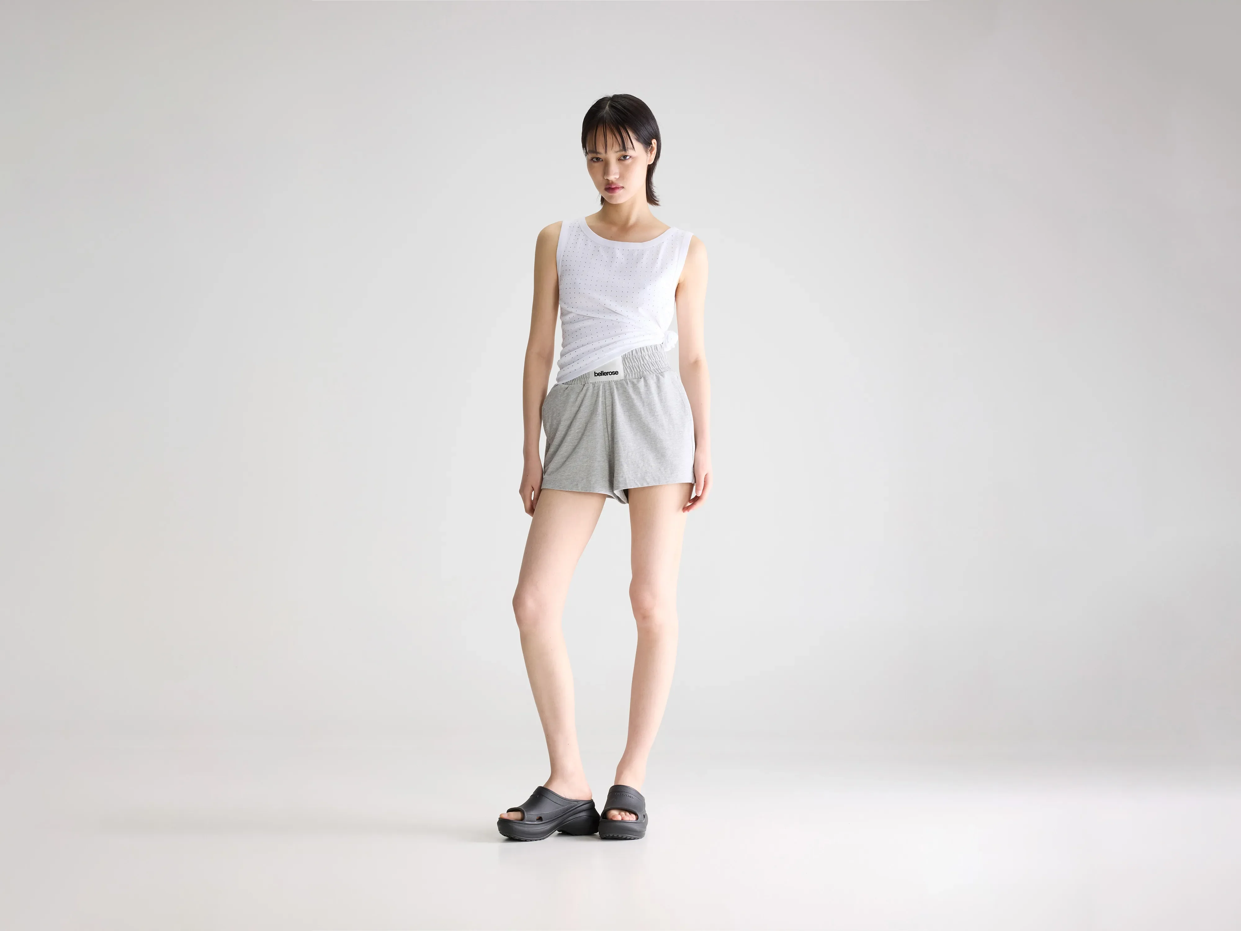 Chido sweat shorts (261 / W / H. GREY)