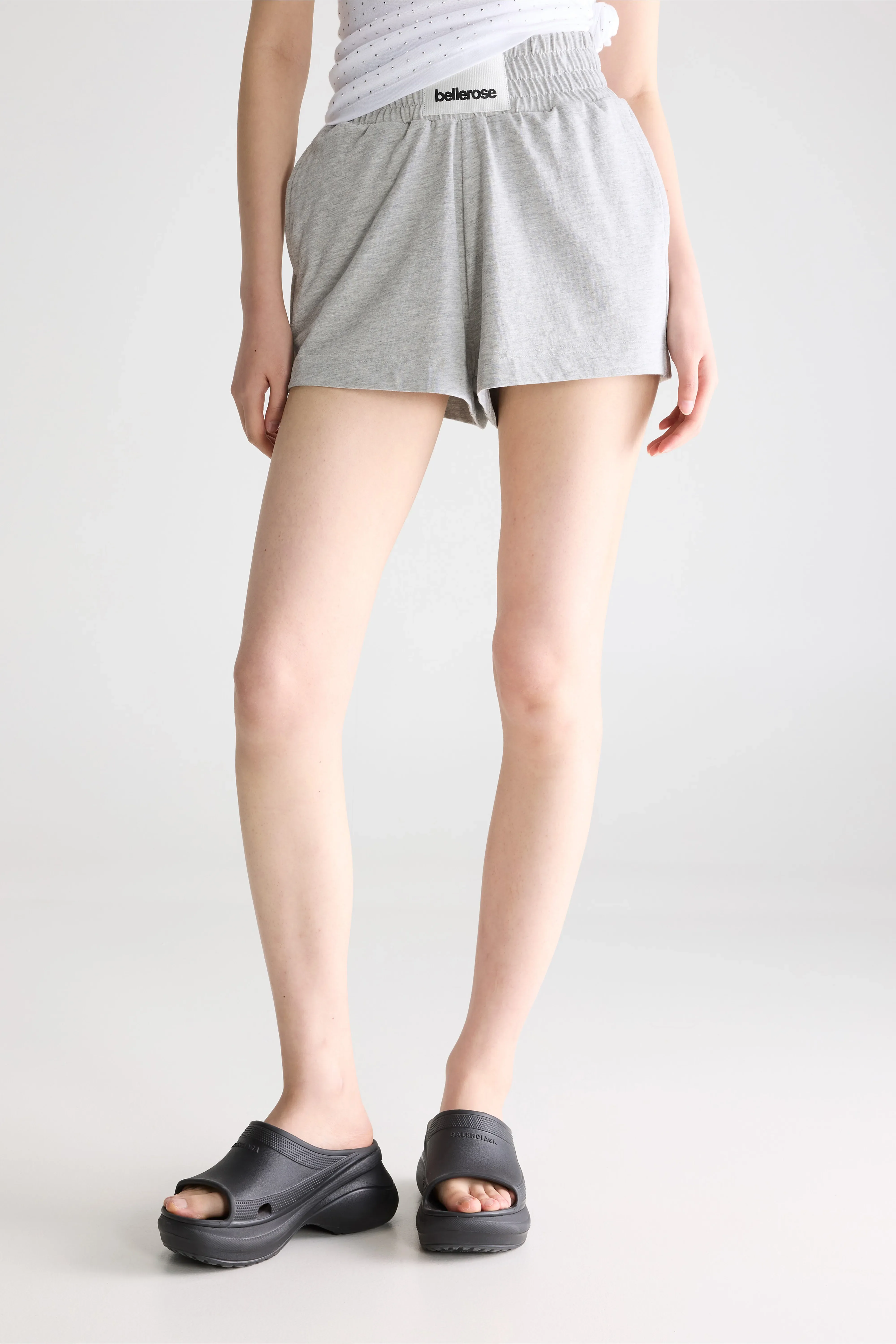 Chido sweat shorts (261 / W / H. GREY) - Image 3