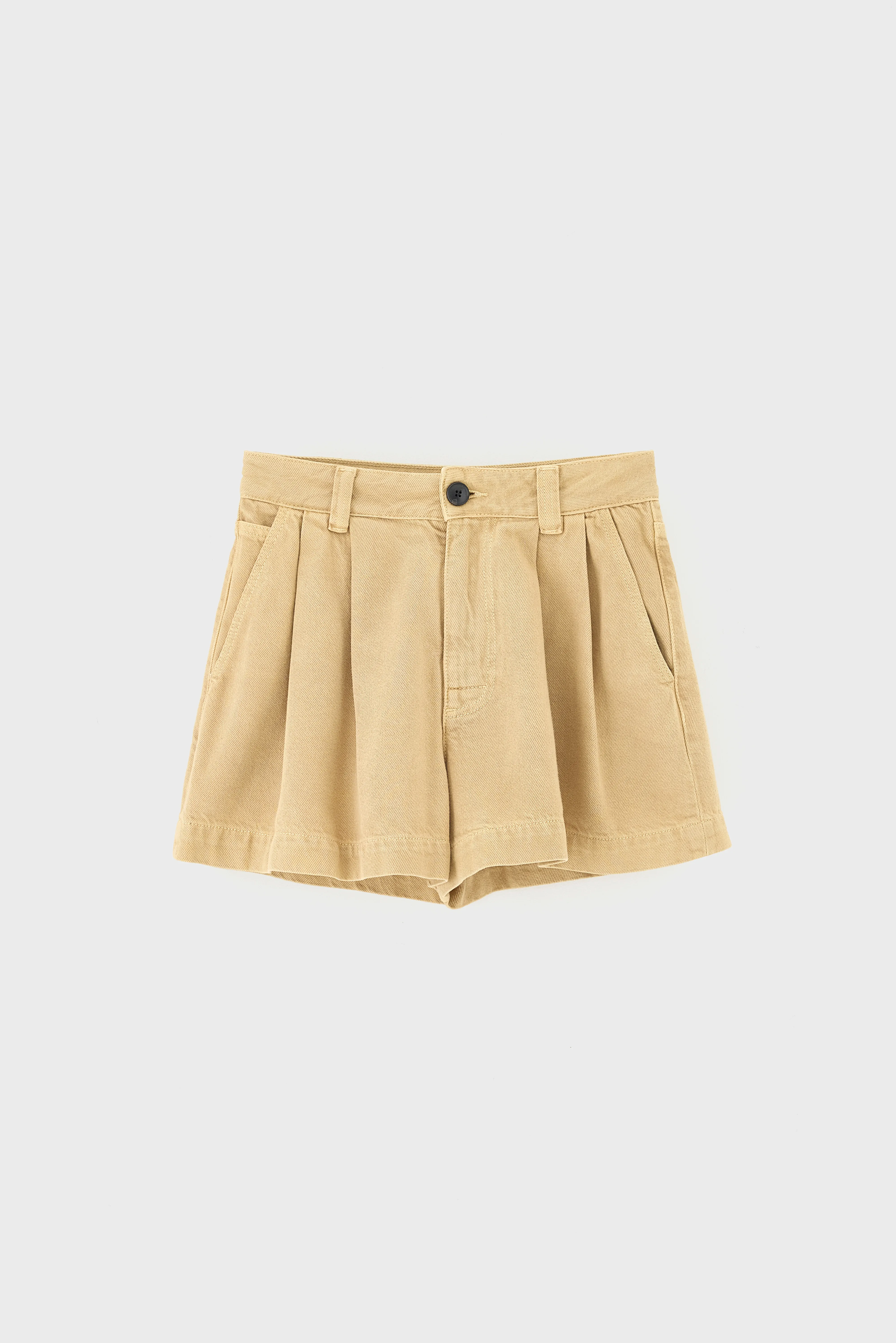Prisma pleated denim shorts (261 / W / SUNLIGHT) - Image 6