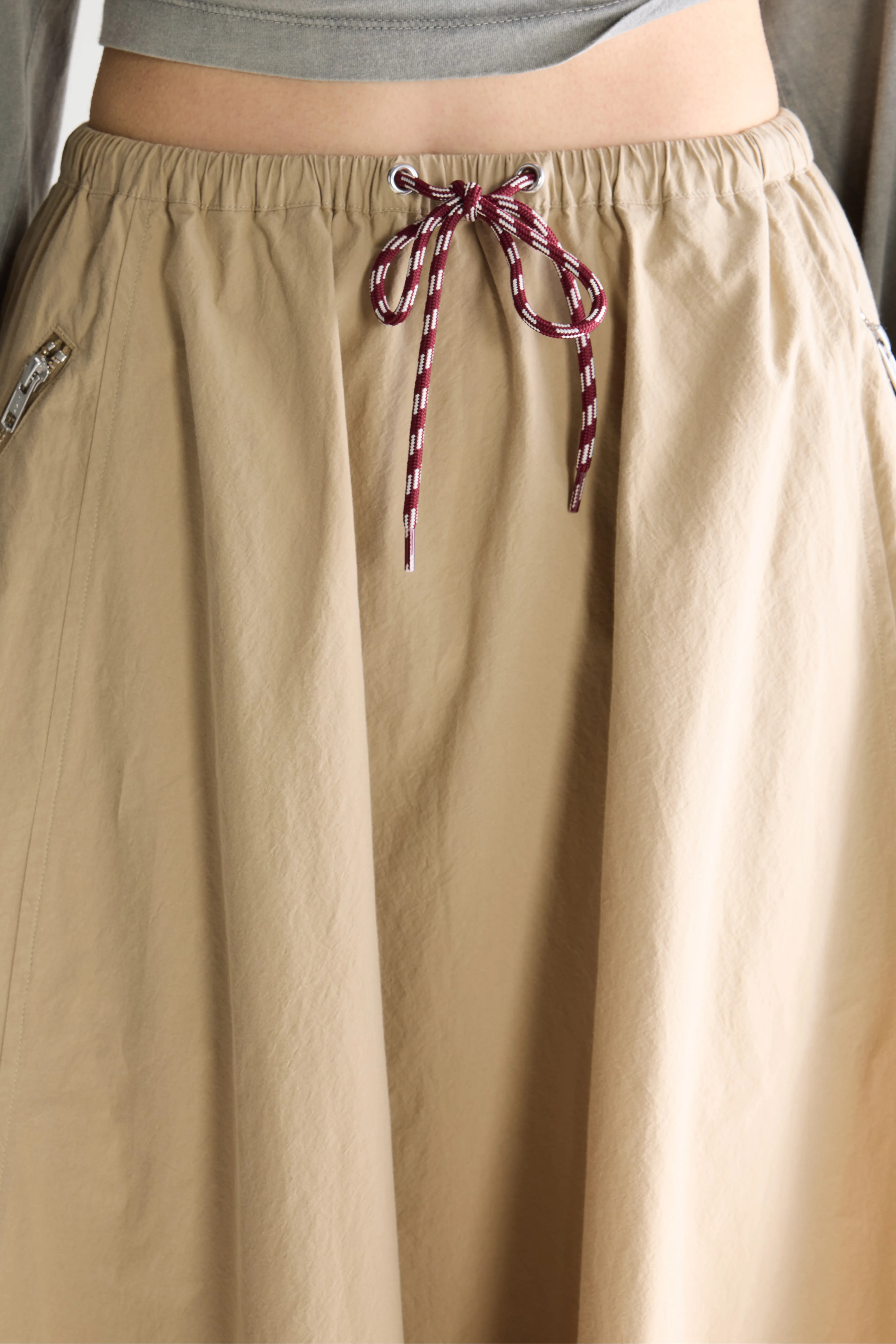 Harlin relaxed midi skirt (261 / W / CLAY) - Image 6