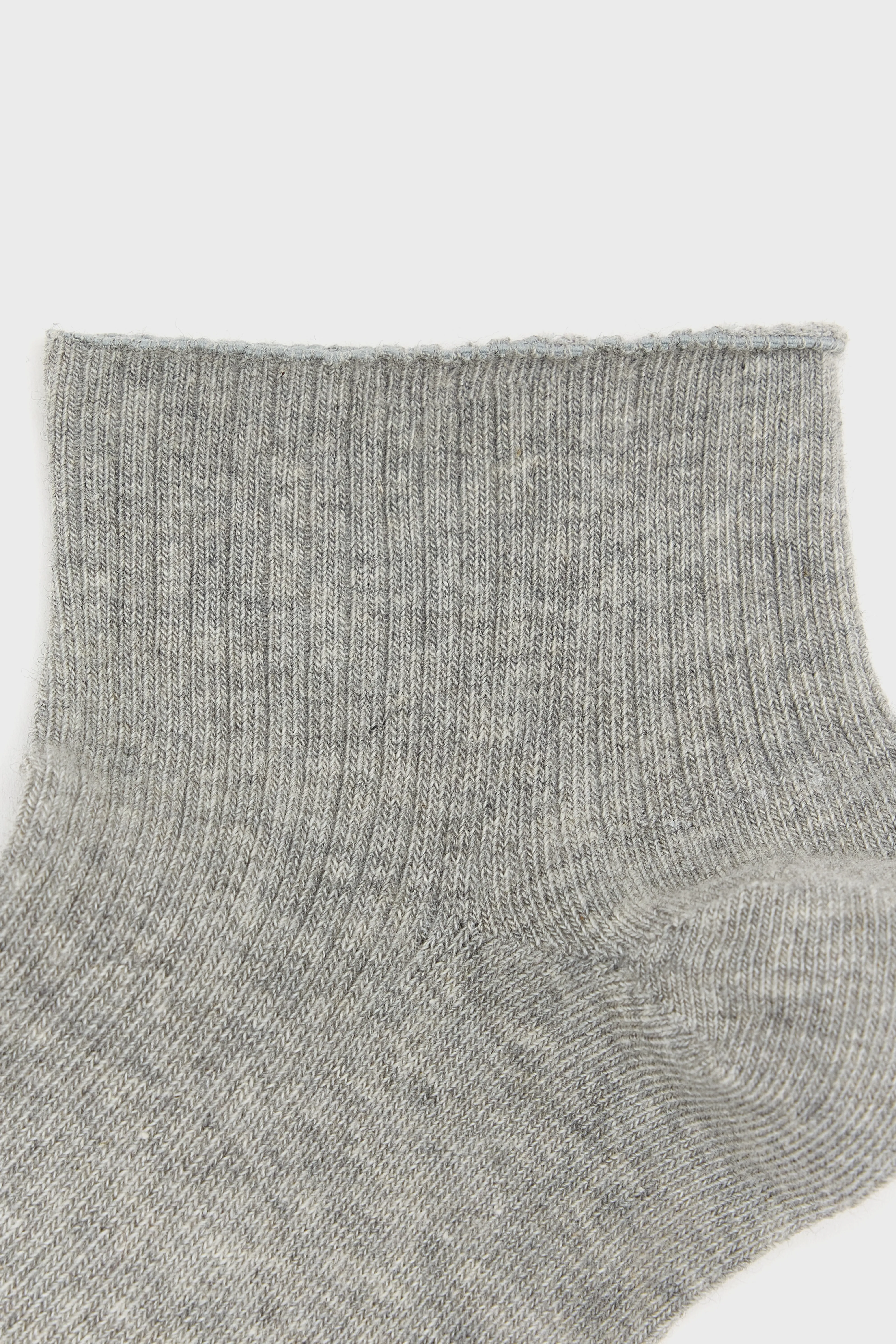 Bonio ankle socks (261 / W / GREY MELANGE) - Image 3