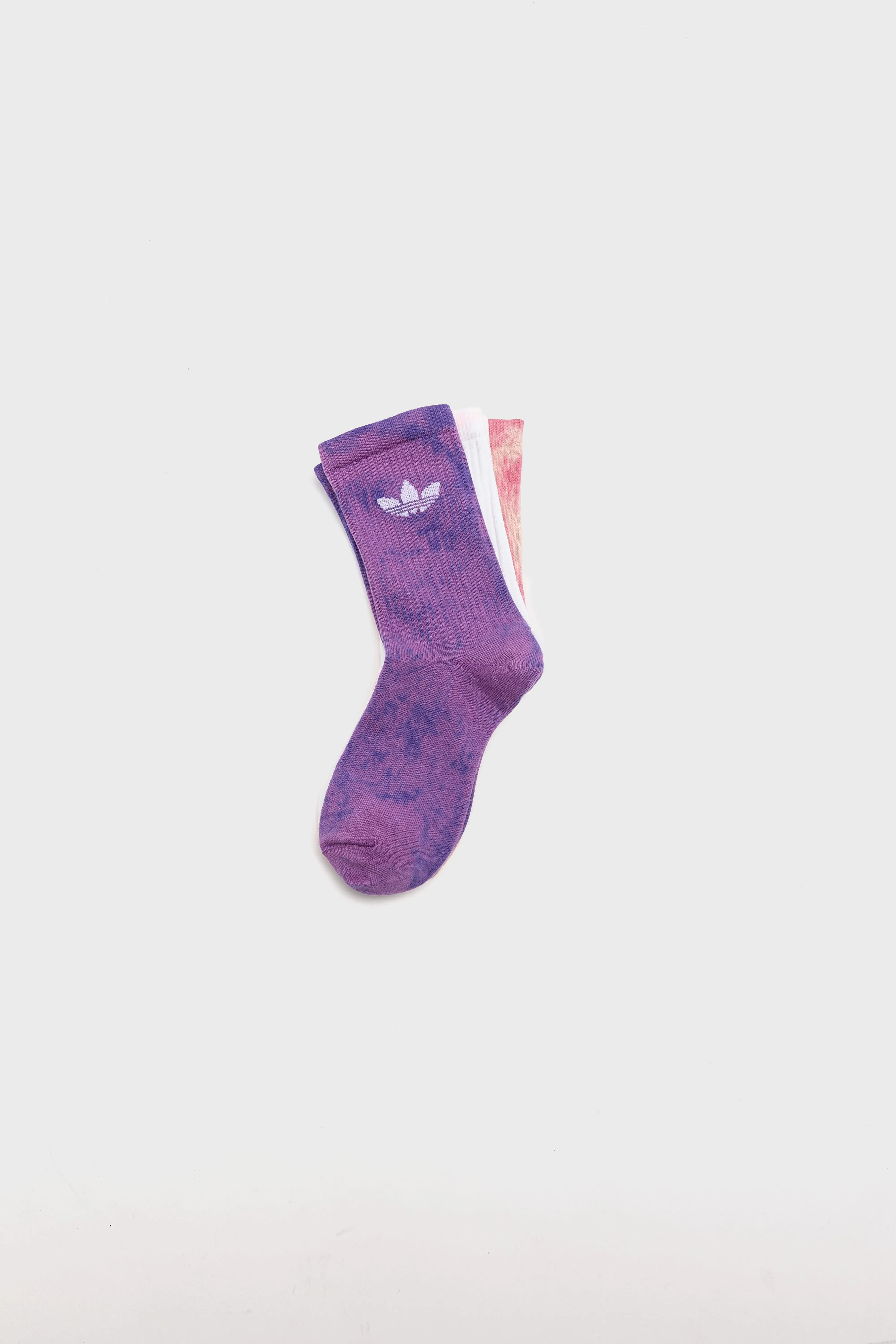 Tye Dye Crew Socks for Women  (261 / W / PINK) - Image 2