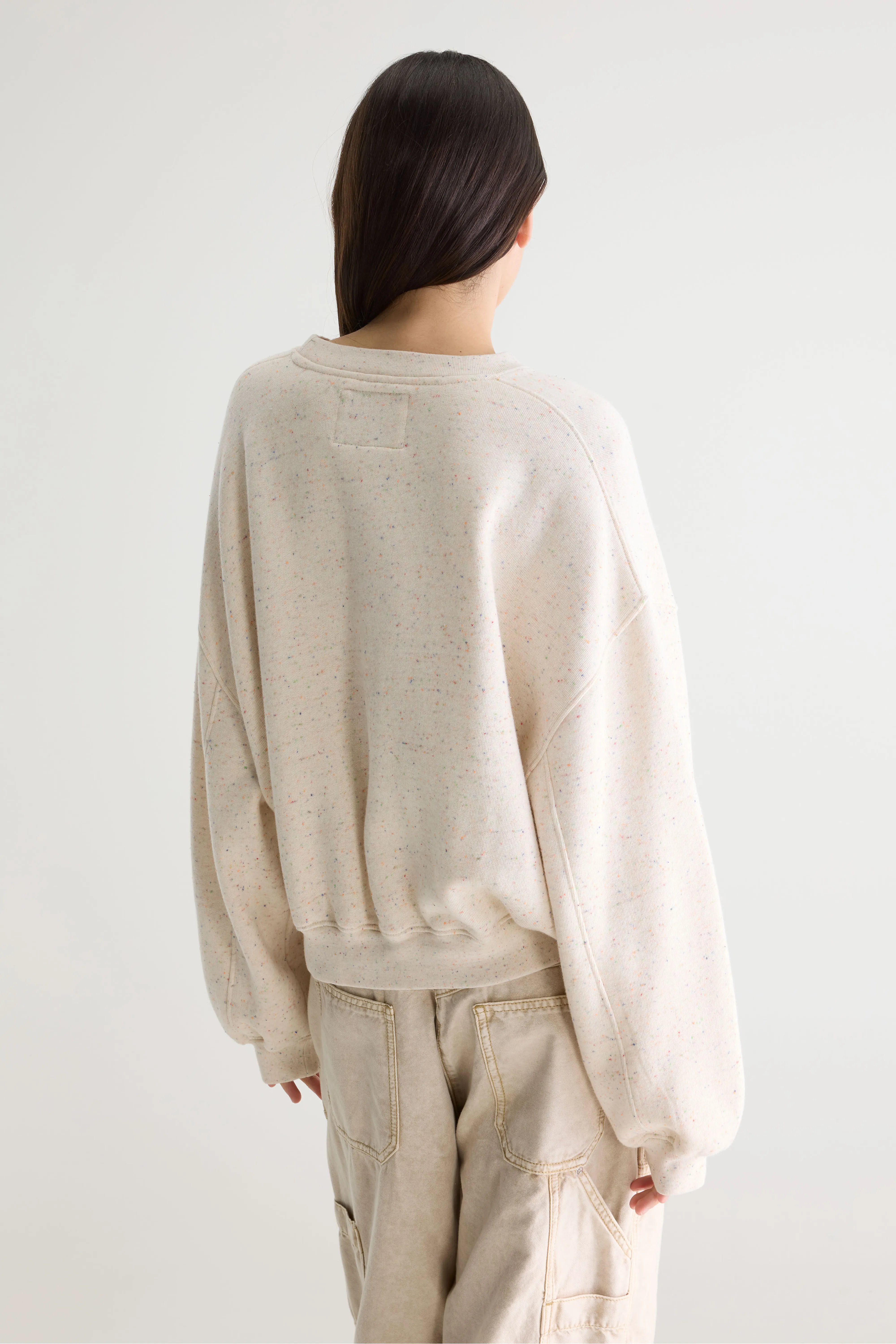 Fancy cropped crewneck sweatshirt (261 / W / COMBO C) - Image 4
