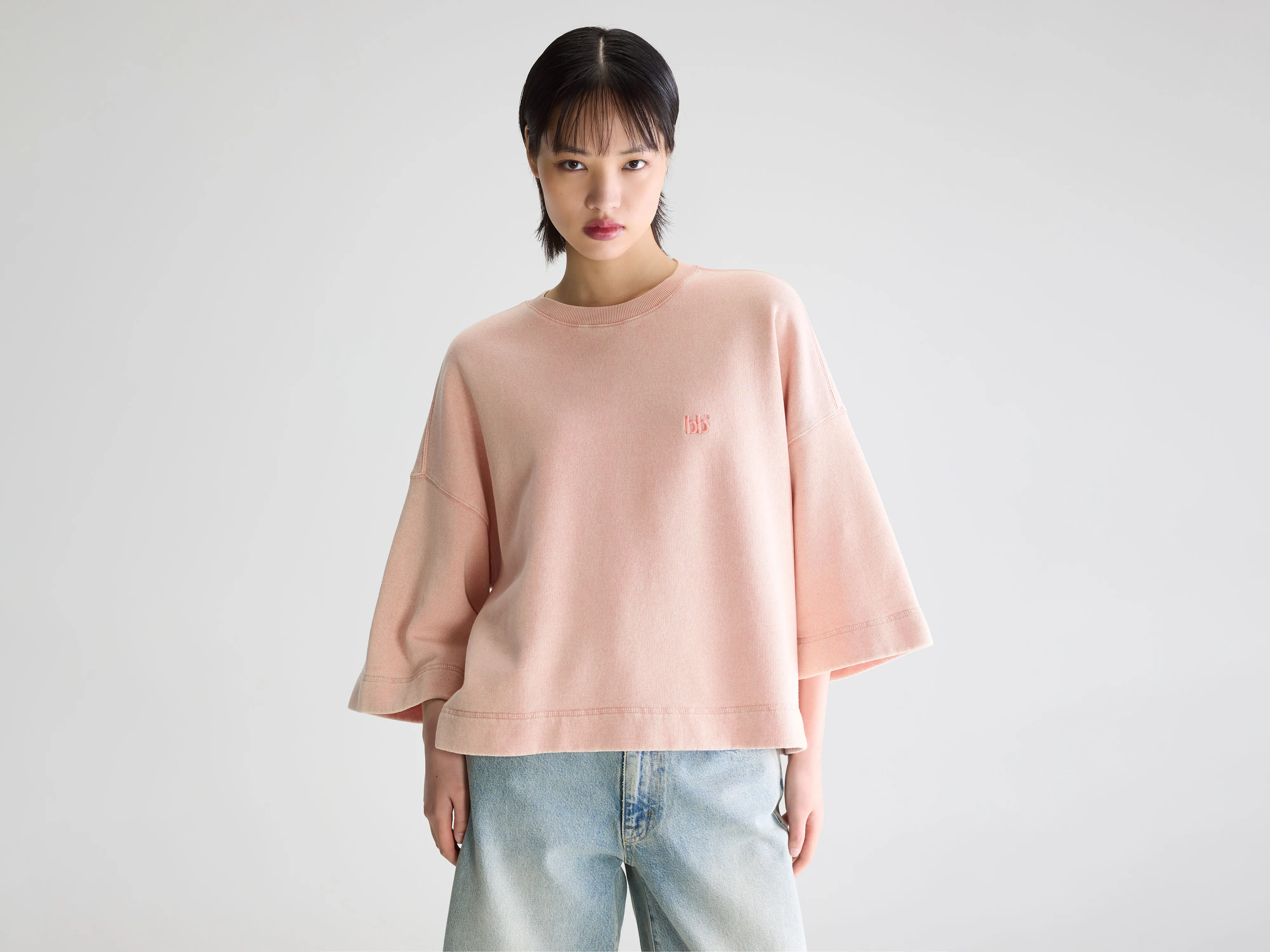 Farlol short-sleeve sweatshirt  (261 / W / ROSETTE)