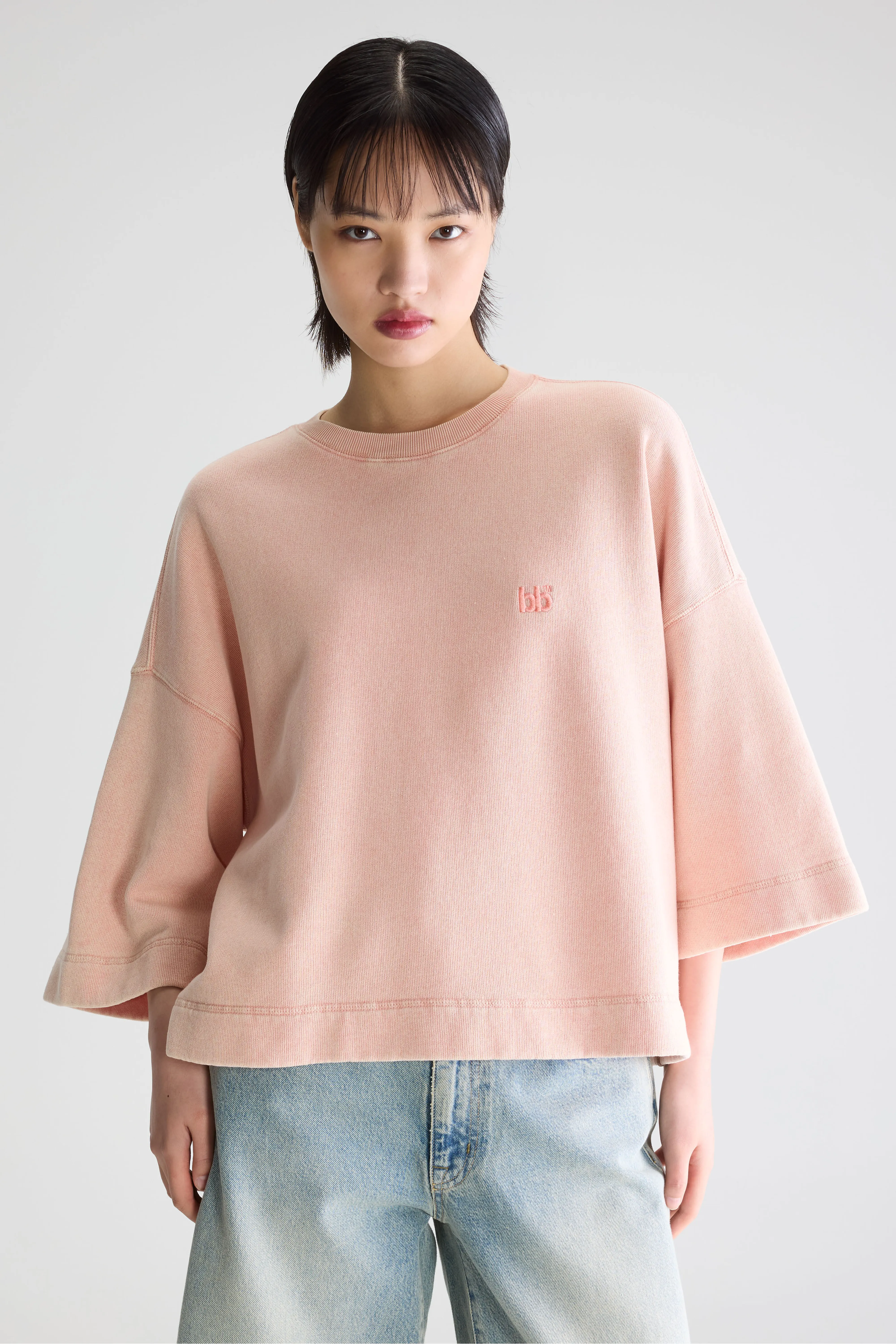 Farlol short-sleeve sweatshirt  (261 / W / ROSETTE) - Image 2