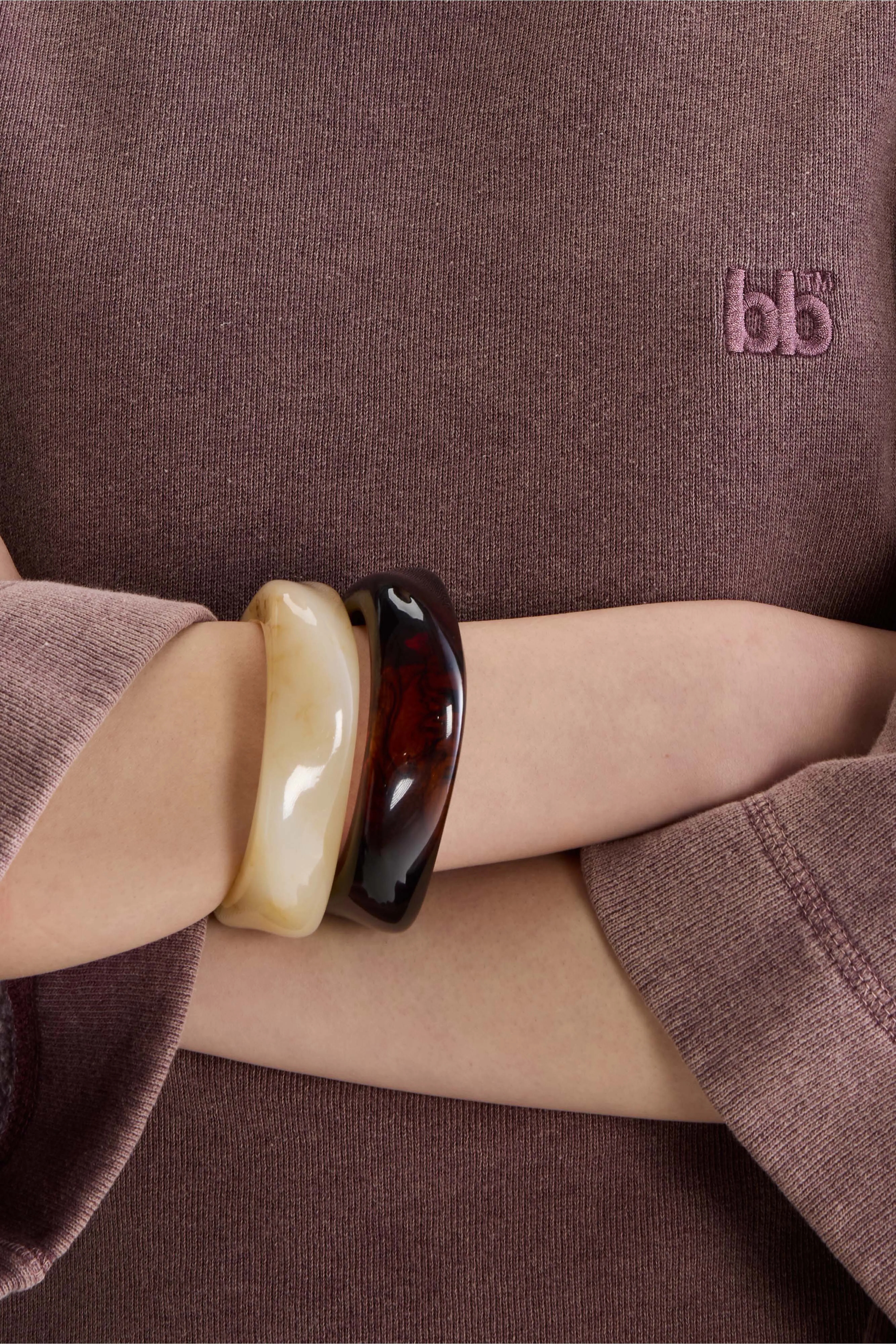 Farlol short-sleeve sweatshirt  (261 / W / WINE) - Image 6