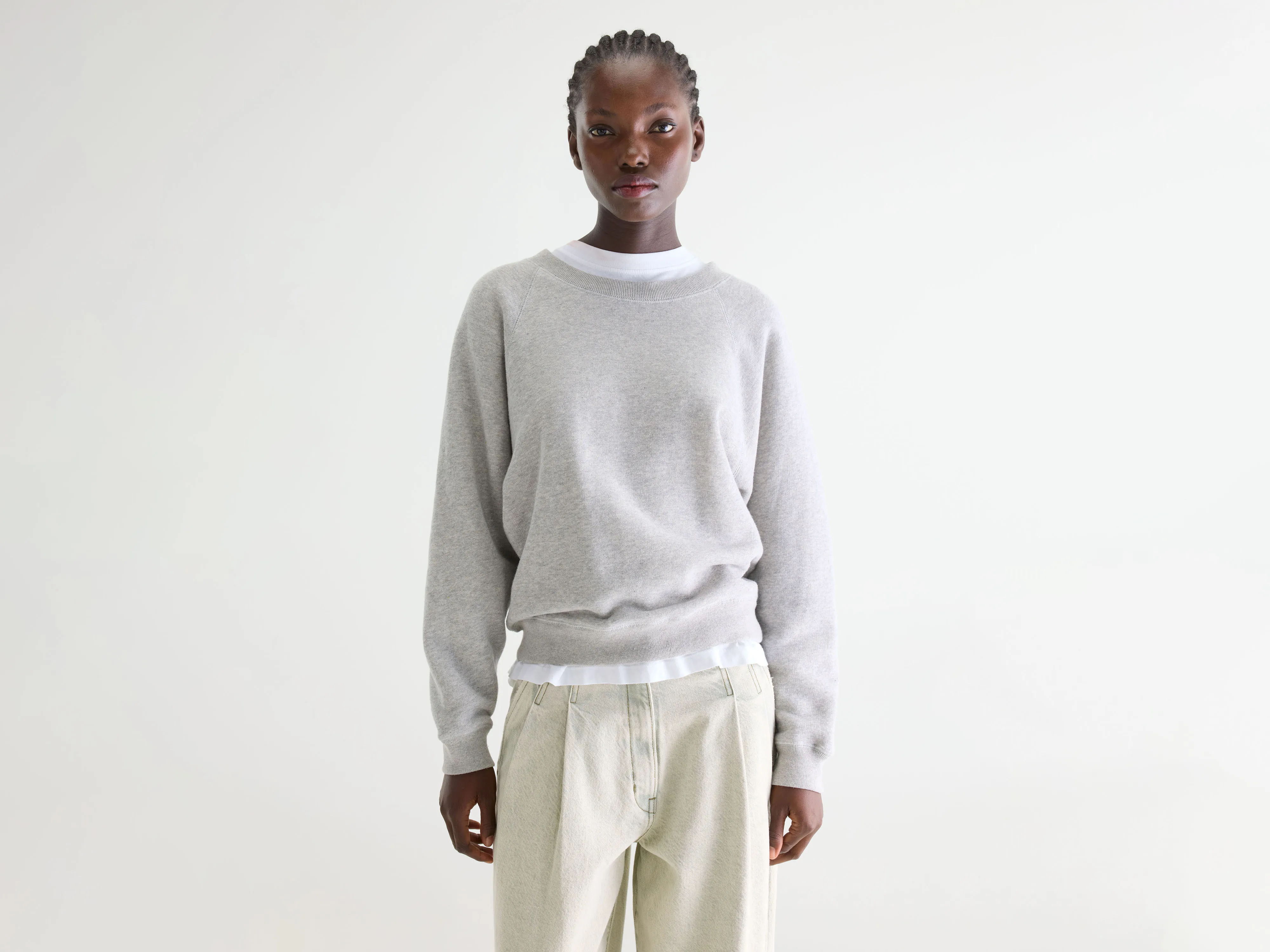Fella relaxed grey sweatshirt (252 / W / H. GREY)