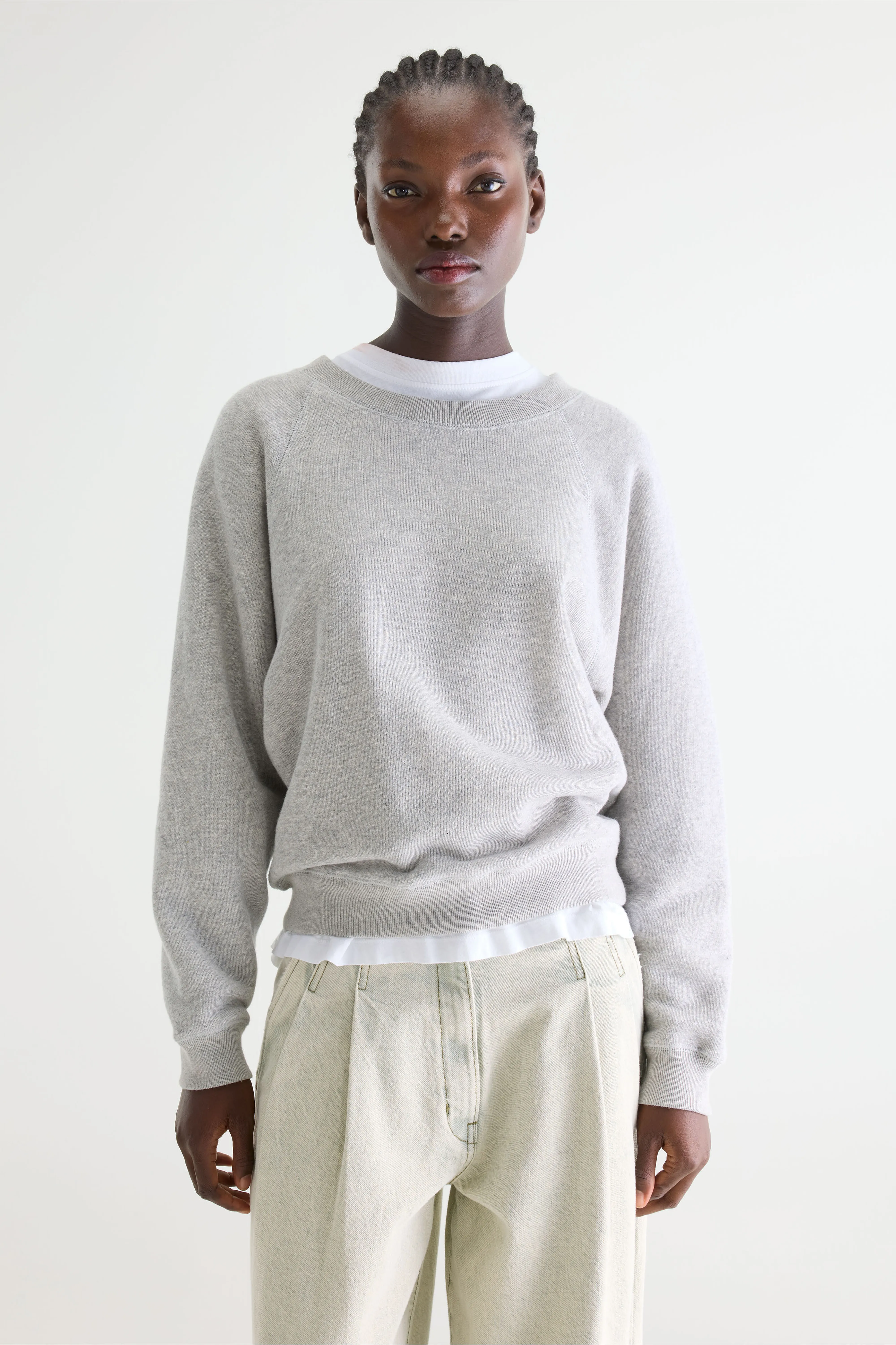 Fella relaxed grey sweatshirt (252 / W / H. GREY) - Image 2