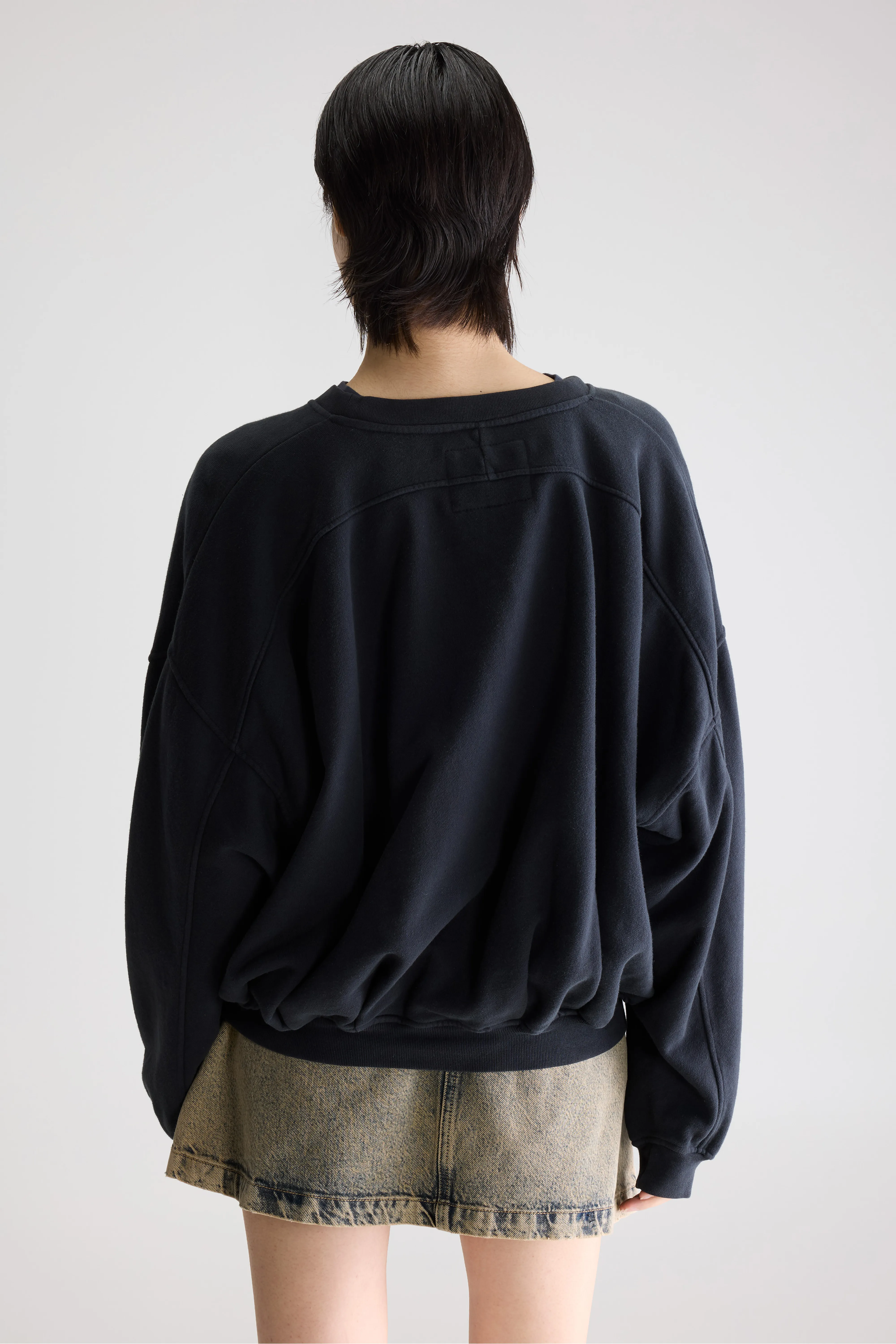 Finko short sweatshirt (261 / W / NAVY) - Image 4
