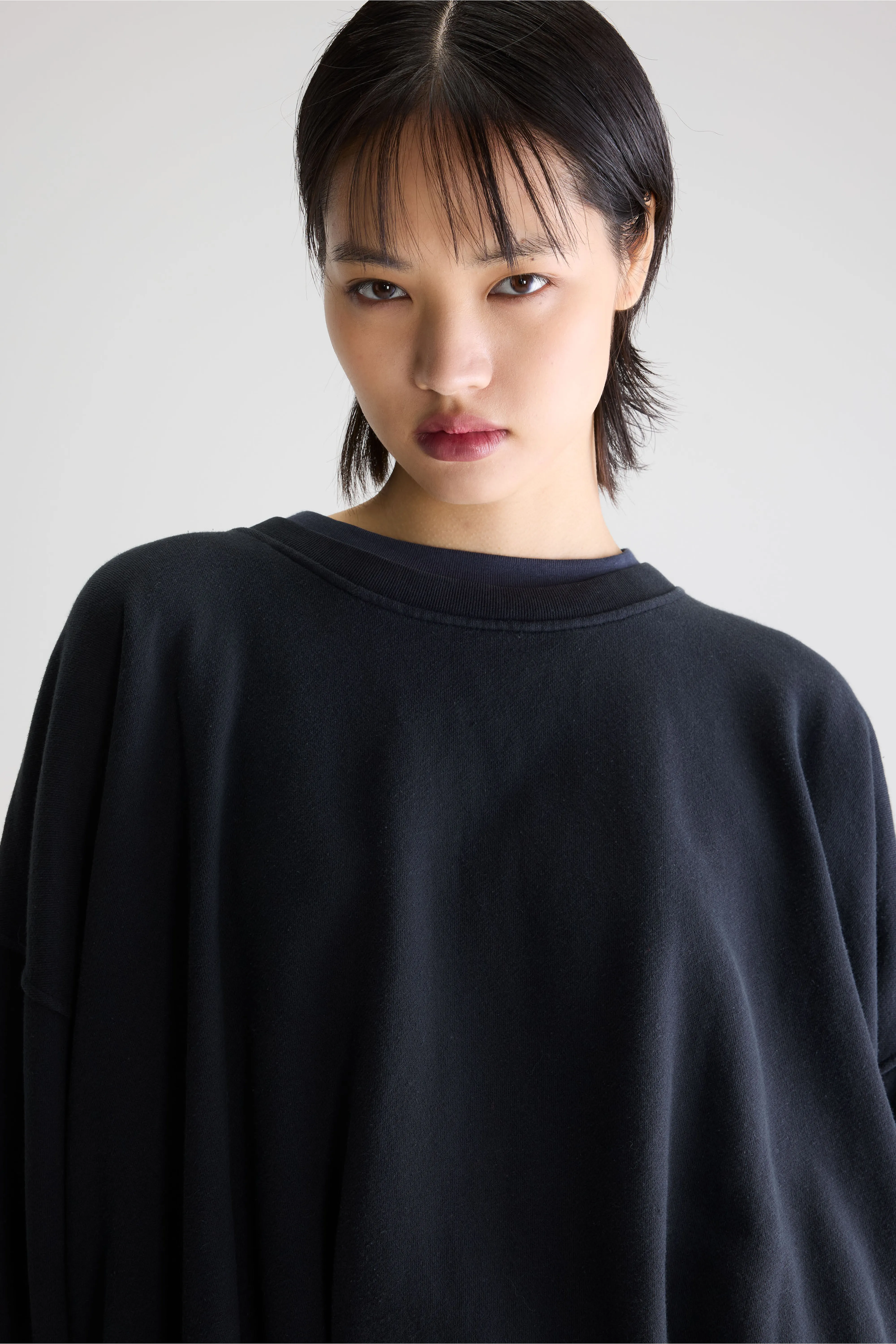 Finko short sweatshirt (261 / W / NAVY) - Image 5