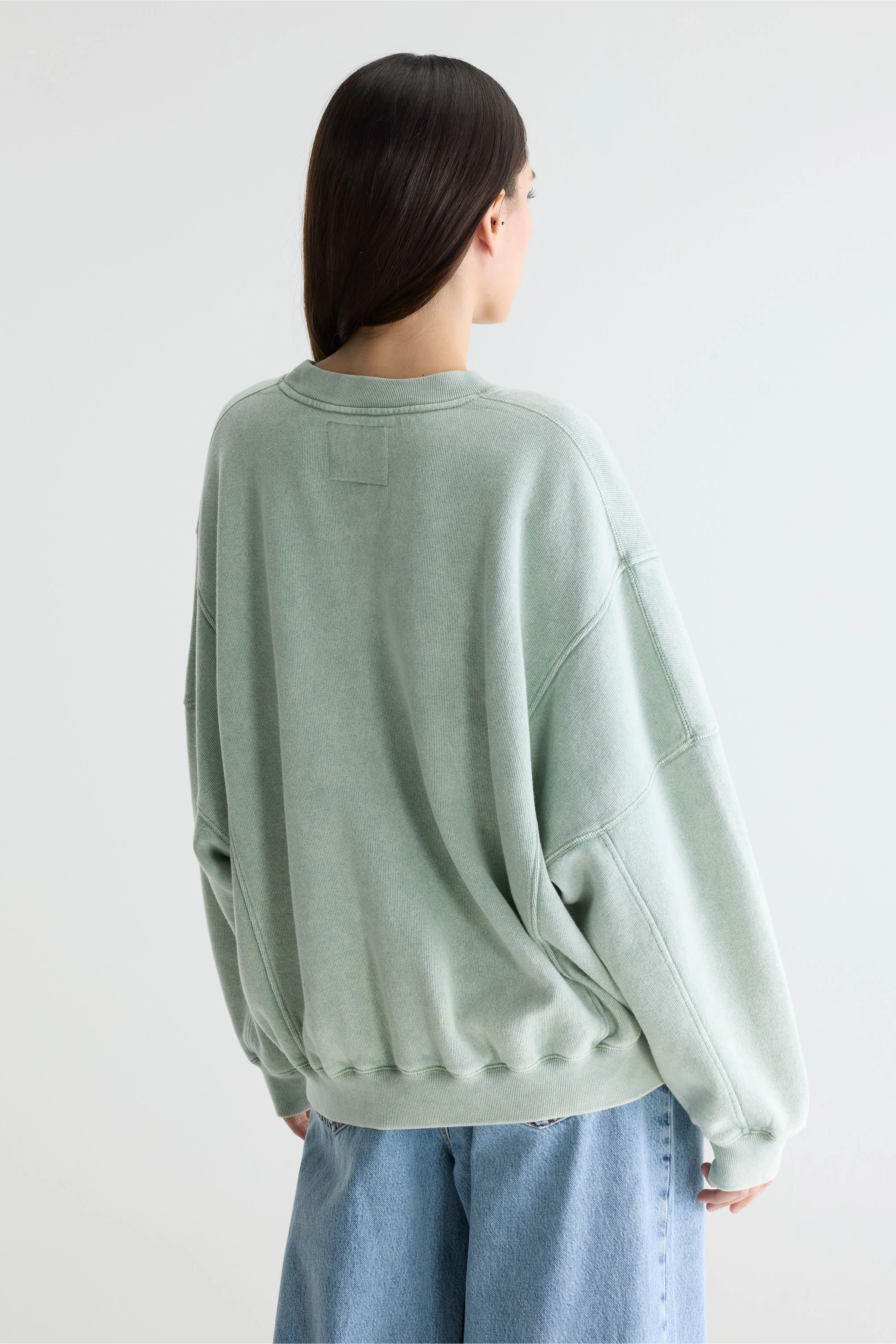 Flips crewneck sweatshirt (261 / W / JADEITE) - Image 4
