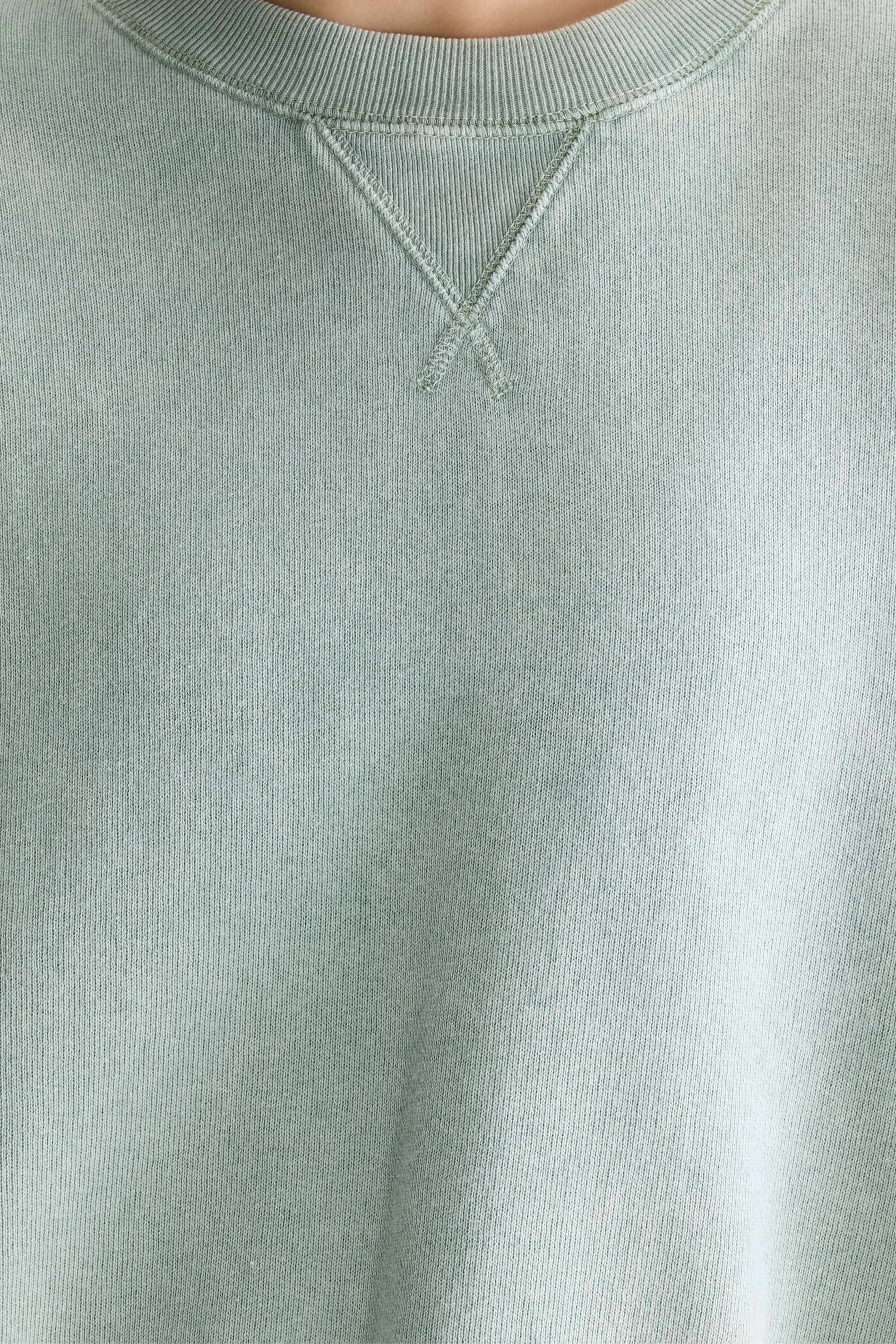 Flips crewneck sweatshirt (261 / W / JADEITE) - Image 5