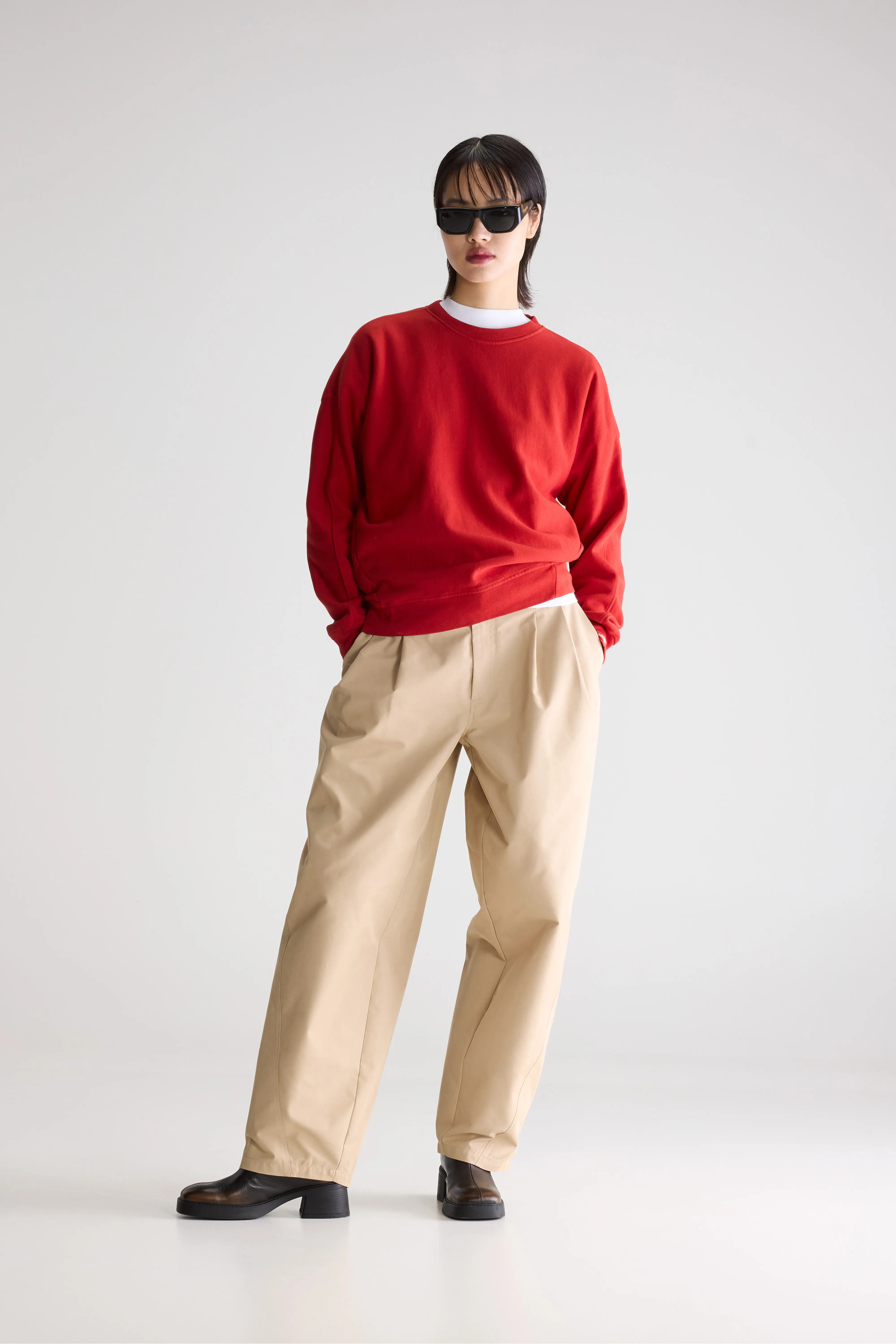 Fuego cotton sweatshirt (261 / W / ECARLATE) - Image 3