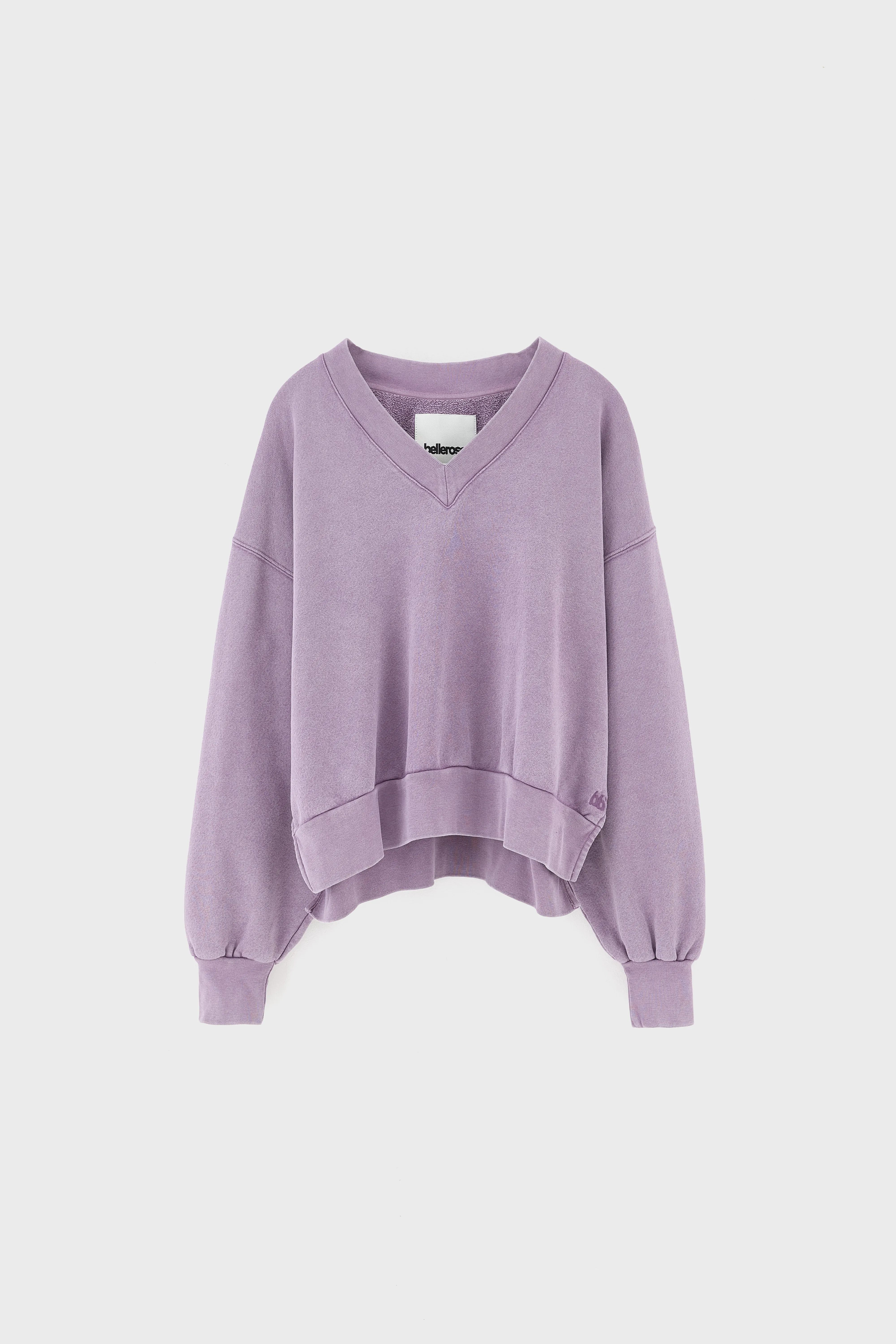 Varola v-neck sweatshirt (261 / W / CROCUS) - Image 7