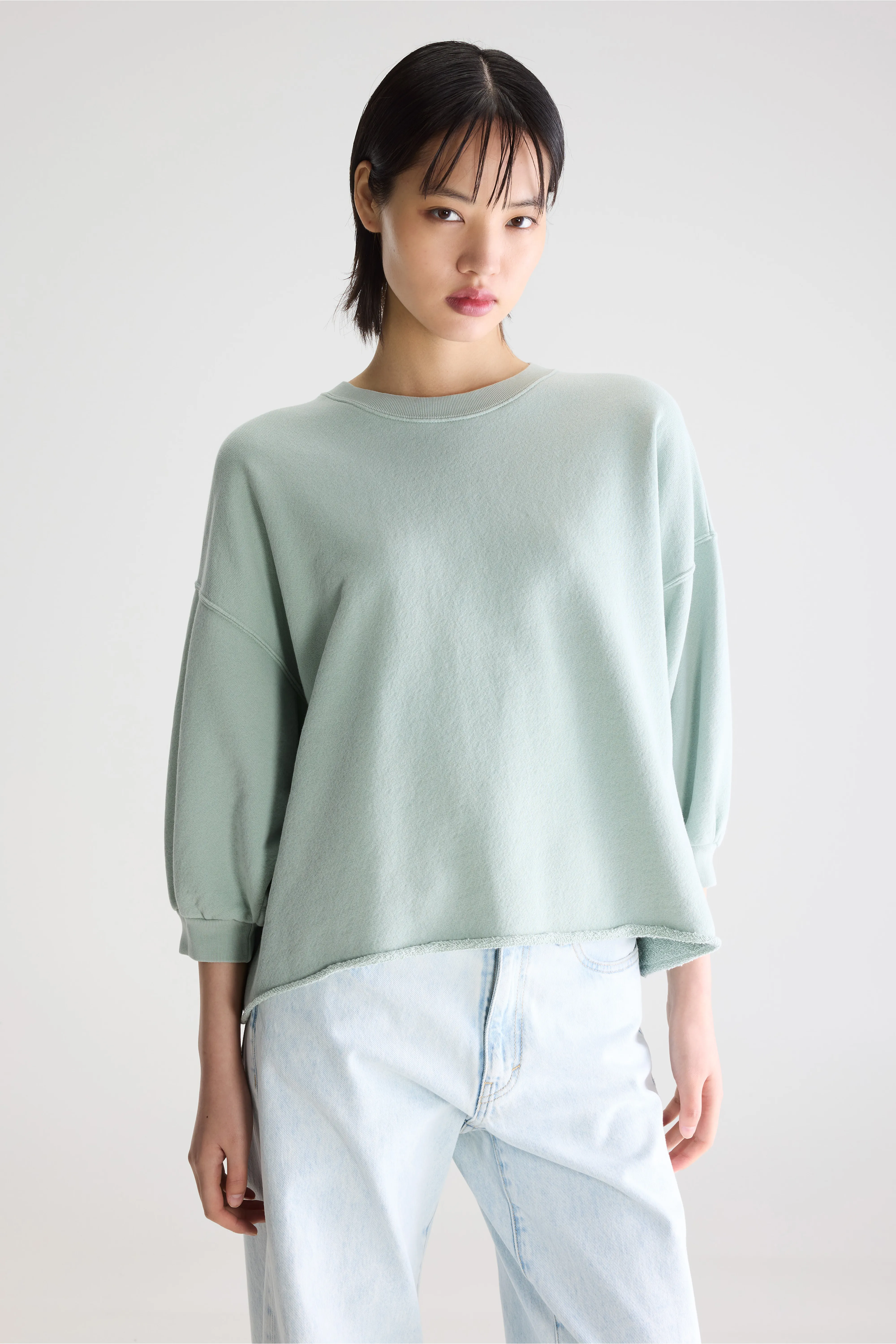 Vicske crewneck sweatshirt (261 / W / JADEITE) - Image 2