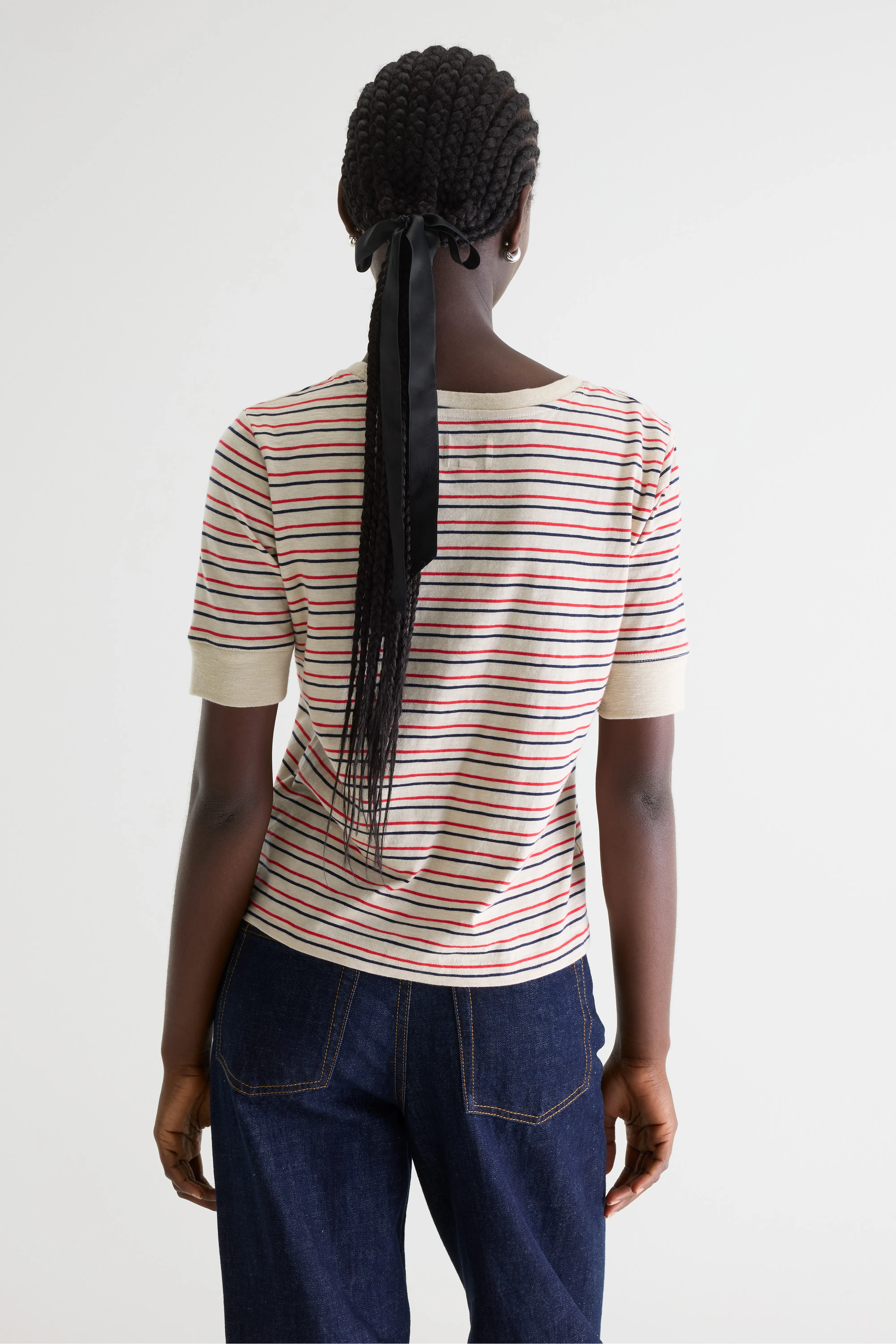 Cias slim striped t-shirt (261 / W / STRIPE A) - Image 4