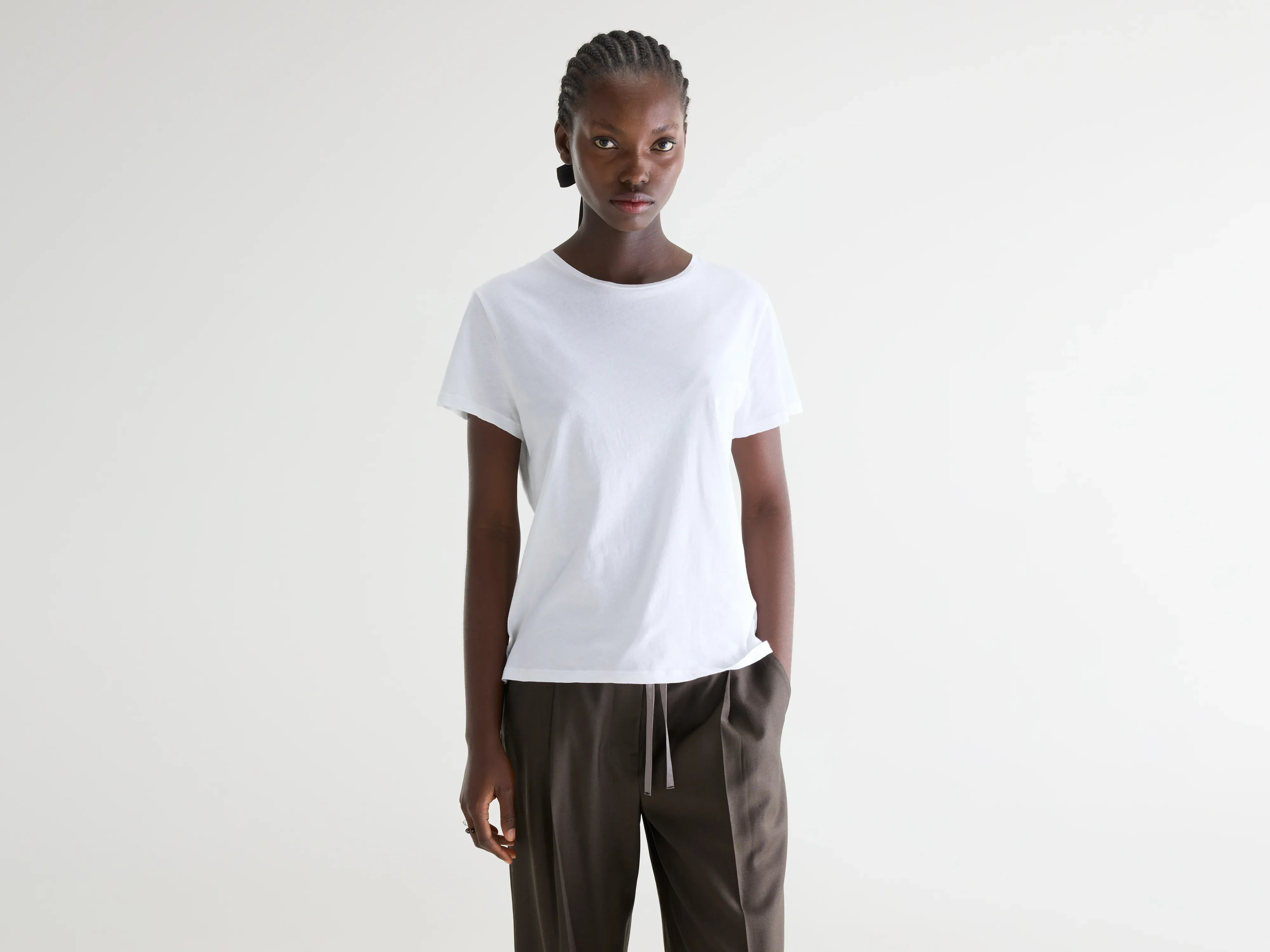 Covi short-sleeve white t-shirt (252 / W / WHITE)