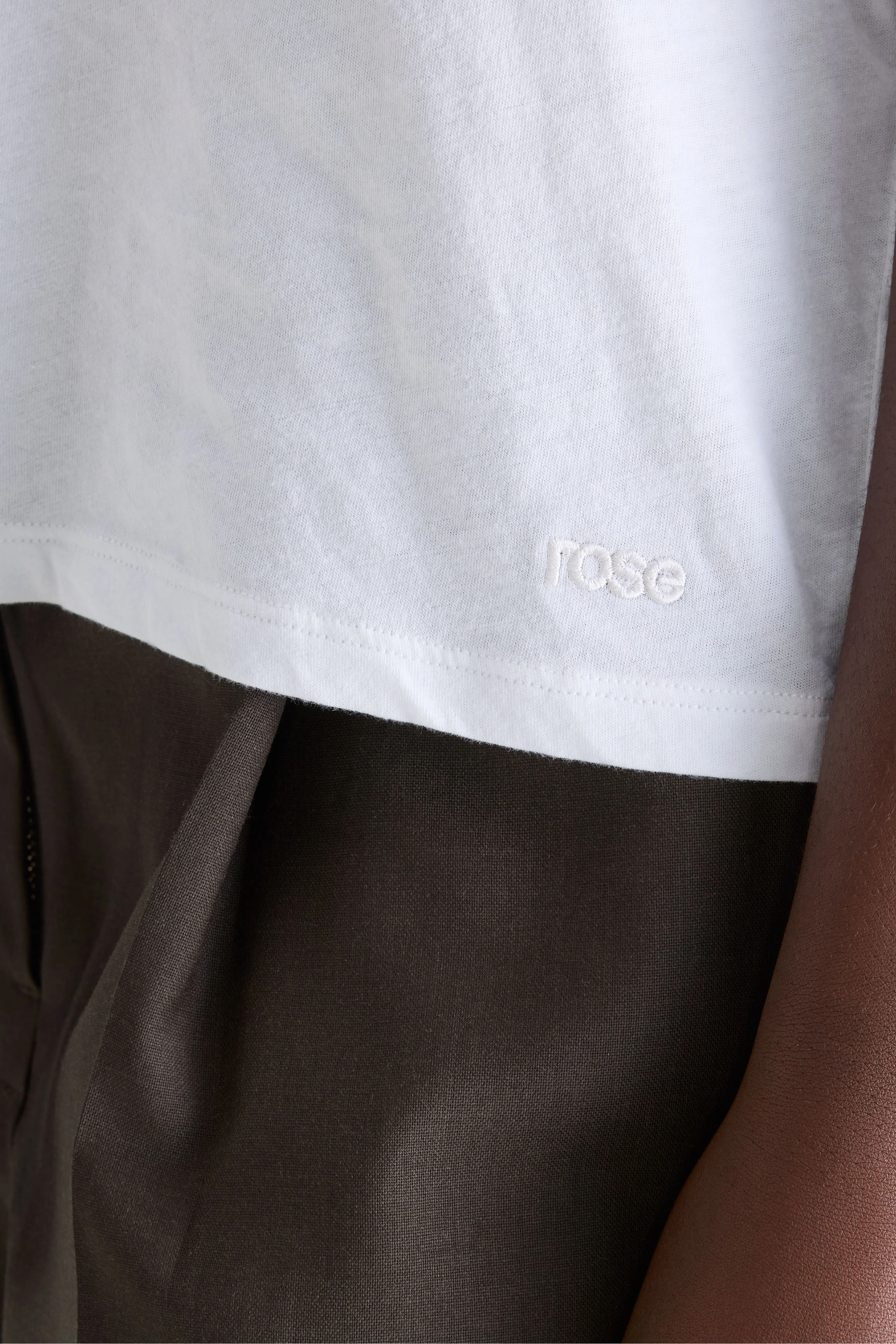 Covi short-sleeve white t-shirt (252 / W / WHITE) - Image 6