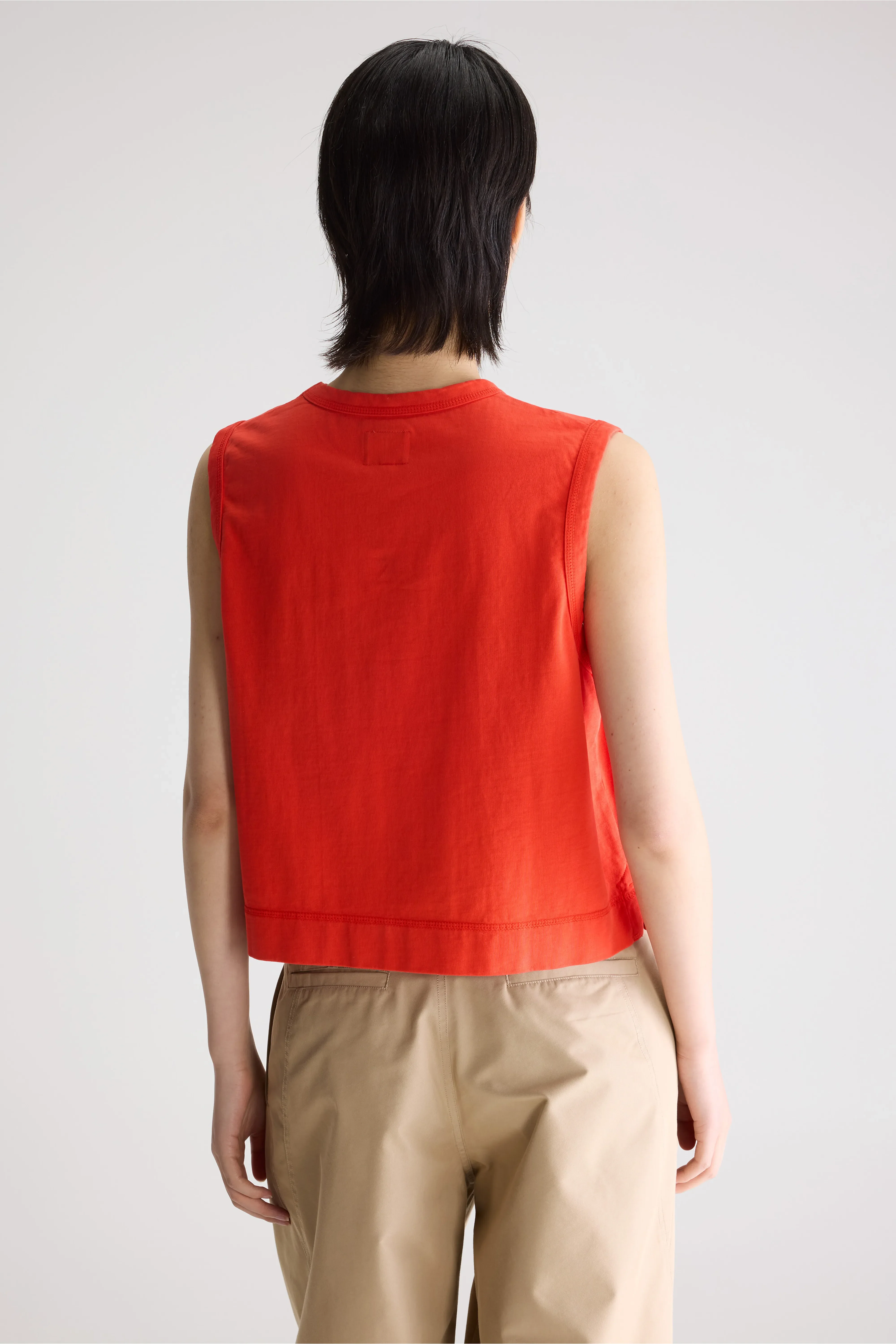 Cuare regular tank top (261 / W / MASSAI RED) - Image 4