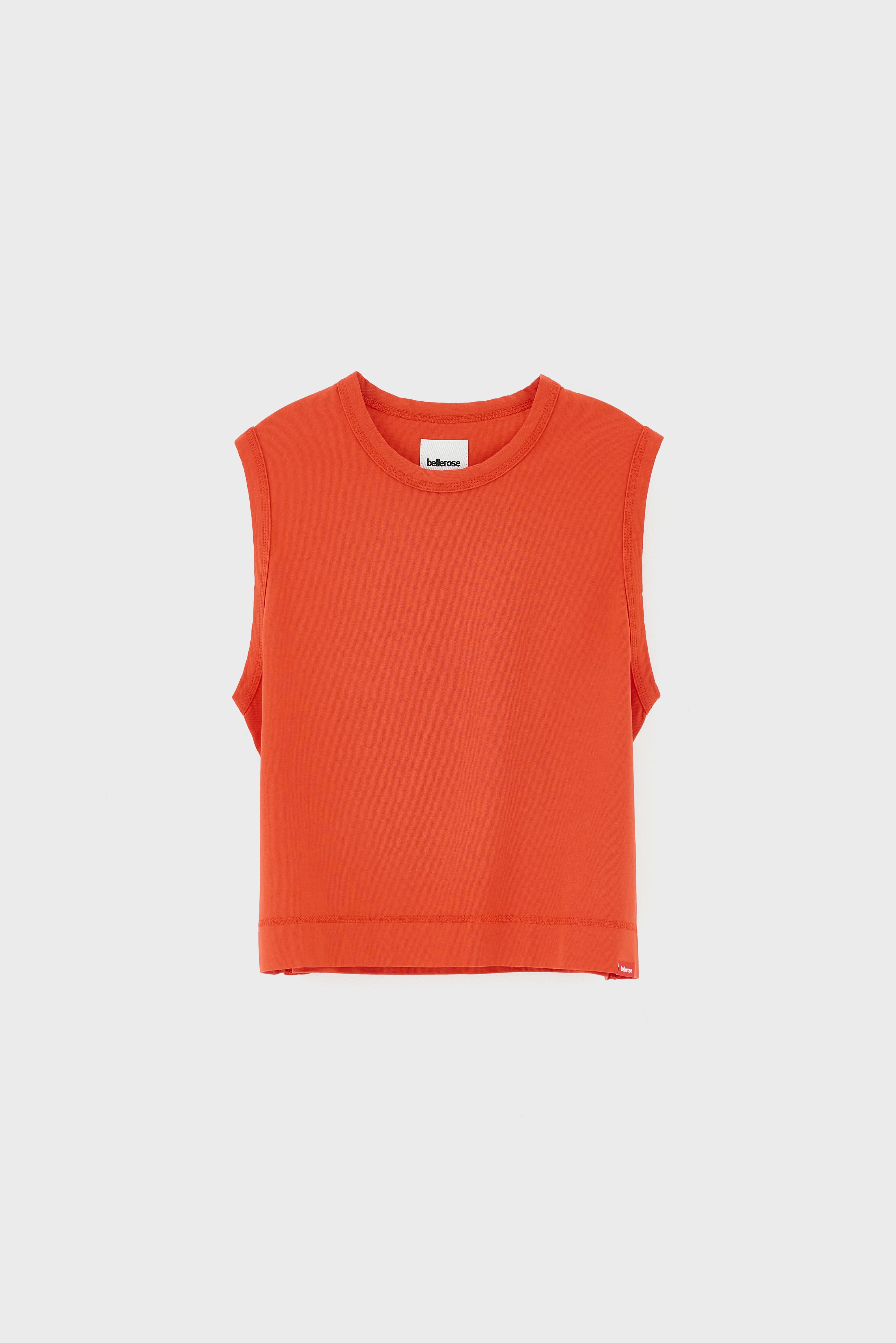 Cuare regular tank top (261 / W / MASSAI RED) - Image 7
