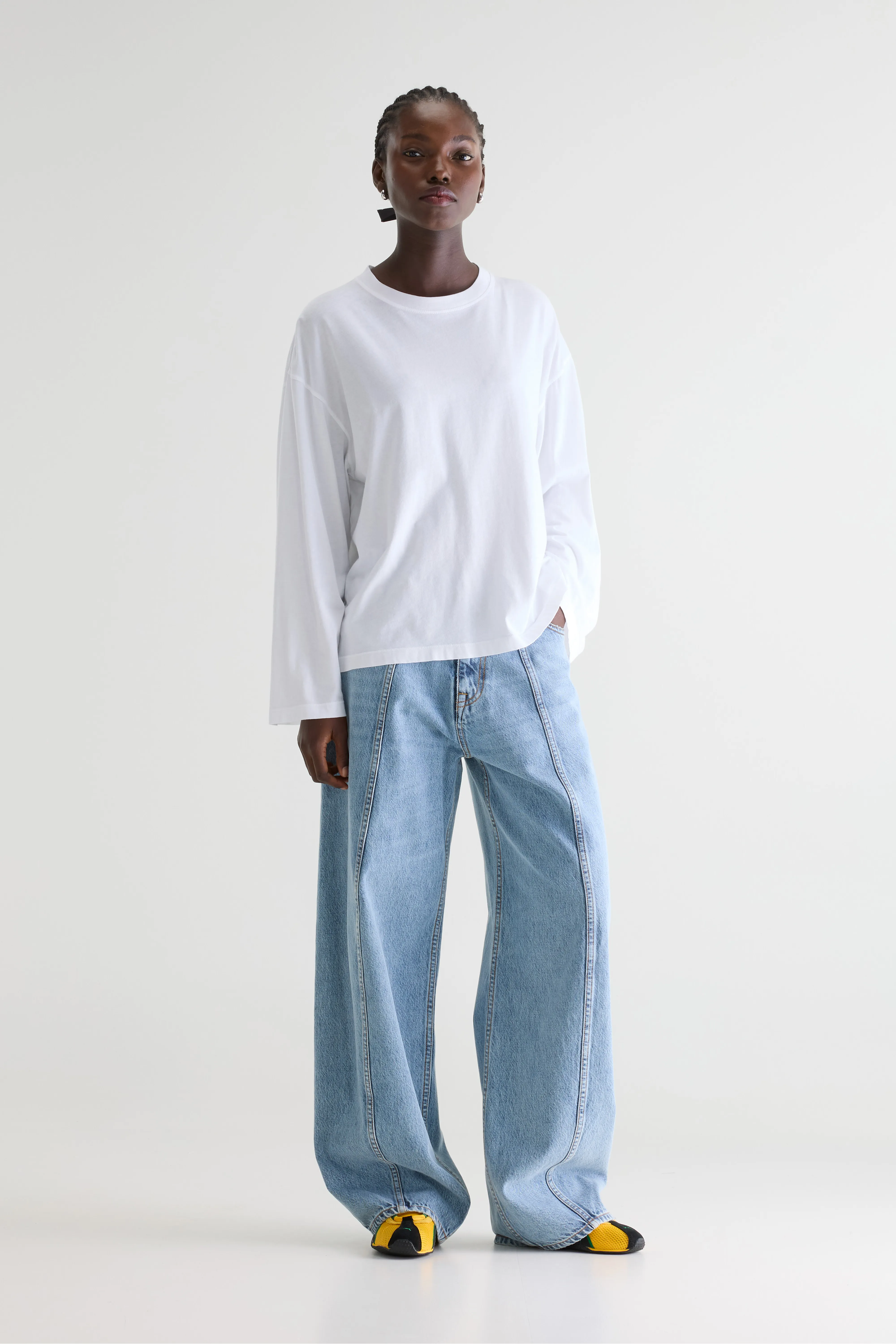 Fandy long sleeve t-shirt (261 / W / WHITE) - Image 3