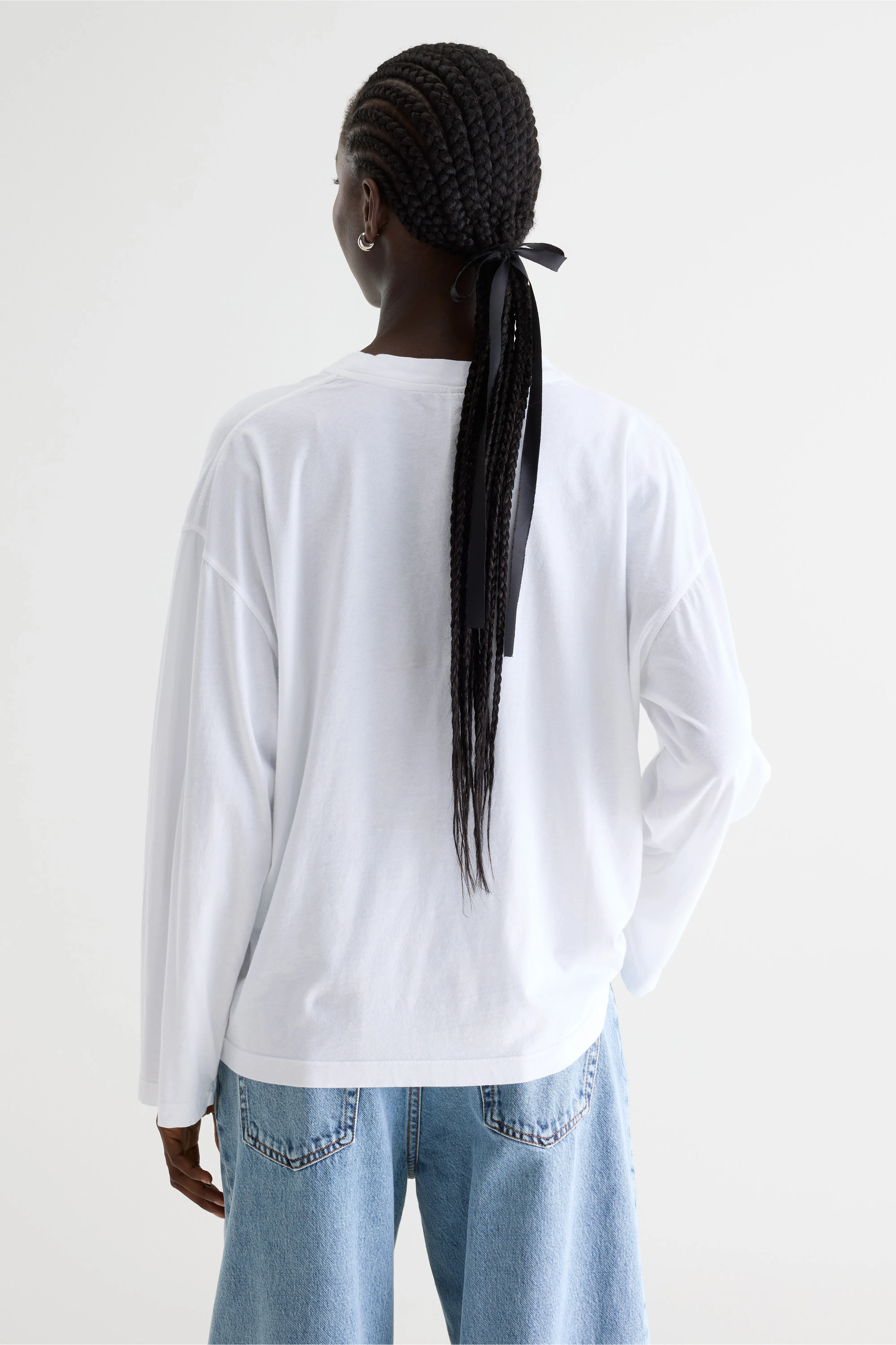 Fandy long sleeve t-shirt (261 / W / WHITE) - Image 4