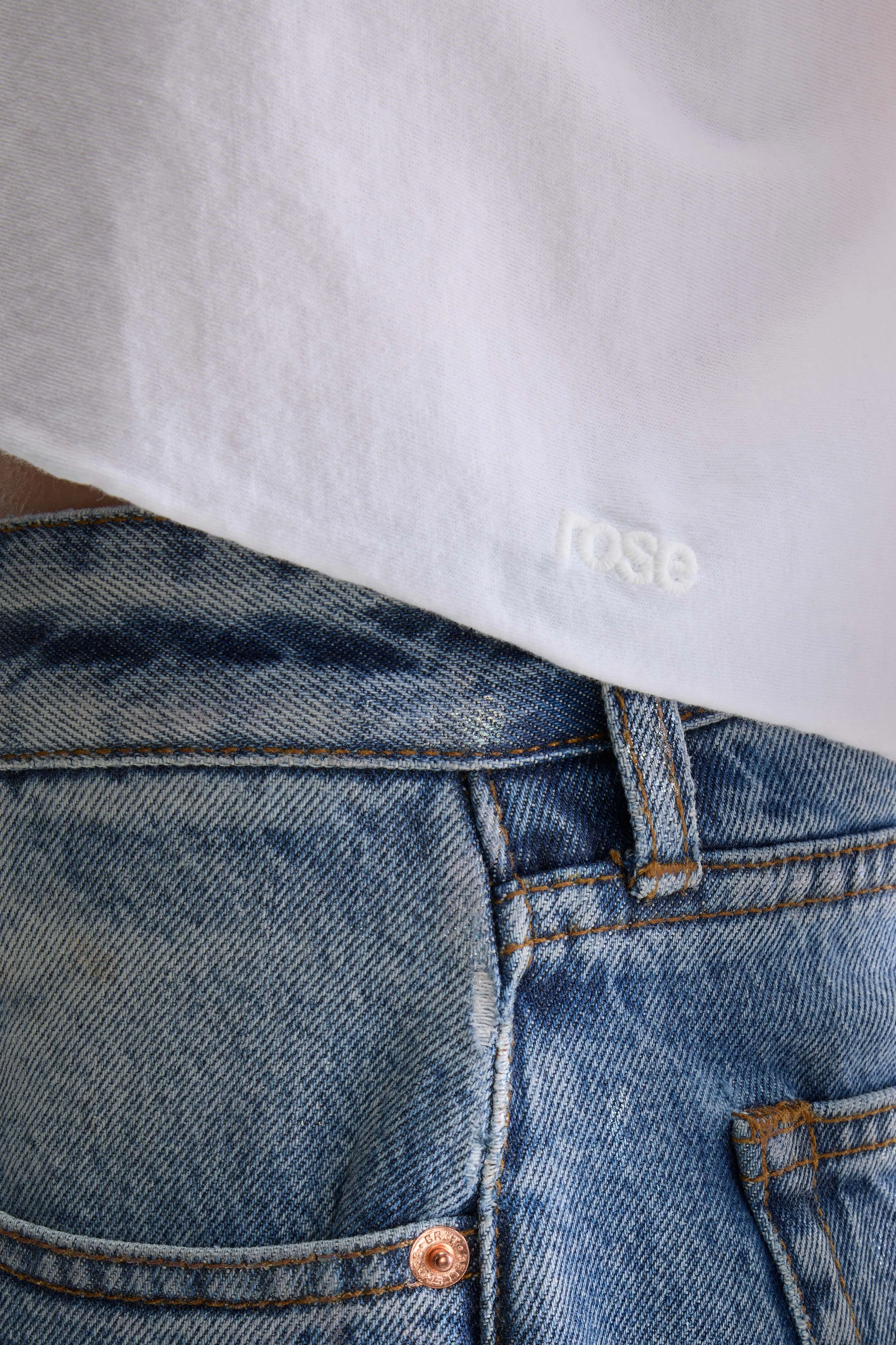 Farpy cropped t-shirt (261 / W / WHITE) - Image 5