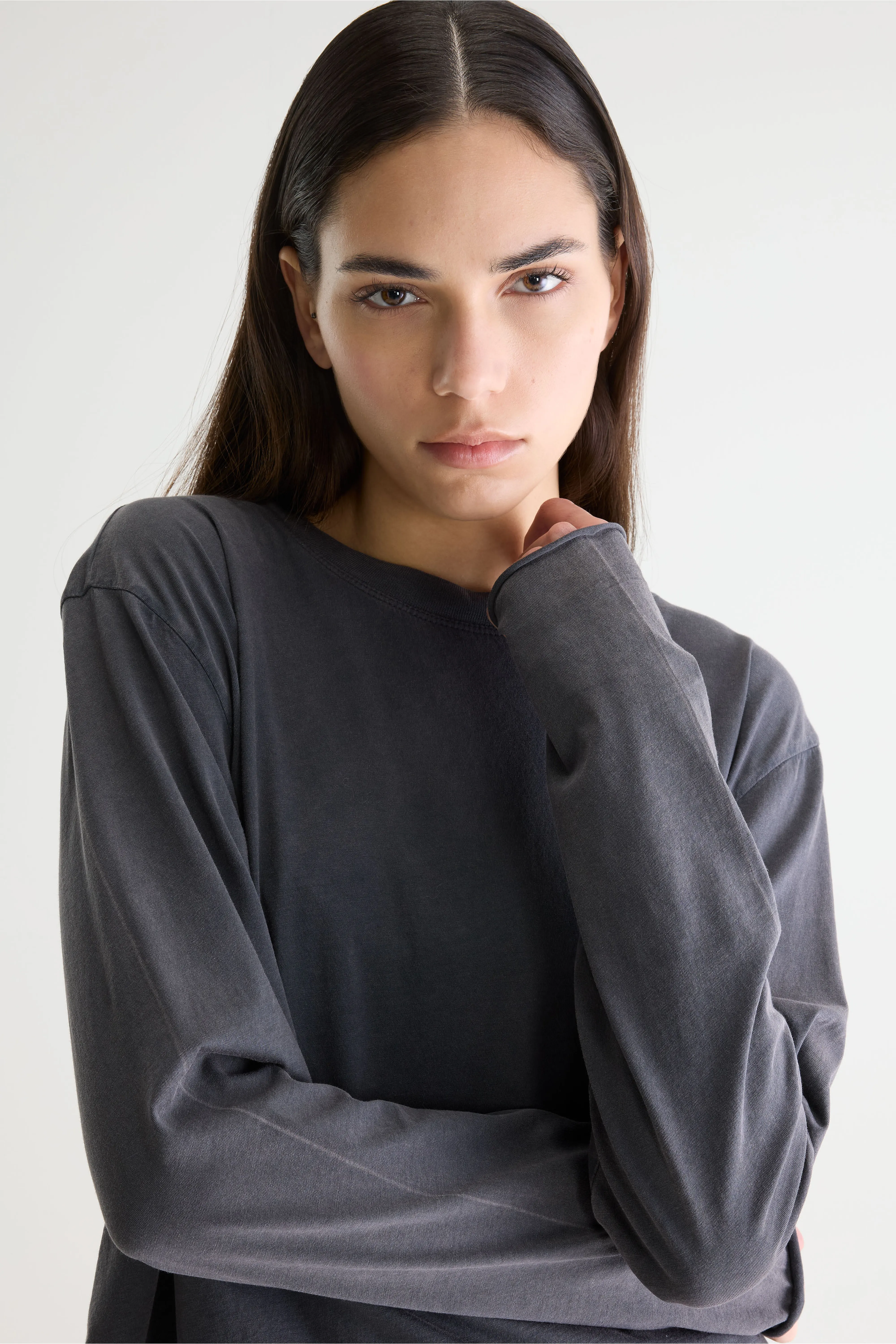 Fercy long-sleeve t-shirt (261 / W / BLACK BEAUTY) - Image 4