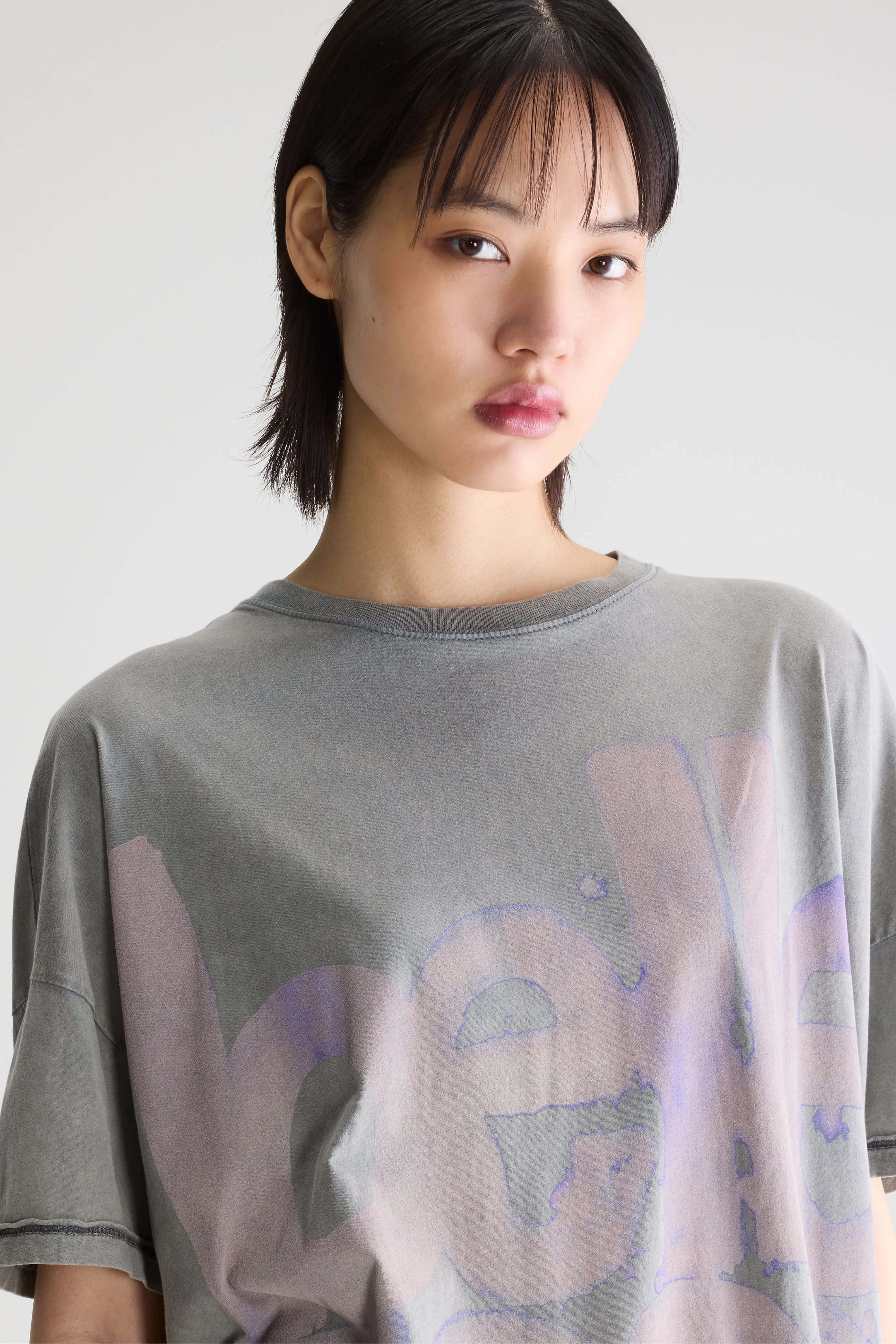 Fobell short-sleeve t-shirt (261 / W / BLACK SAND) - Image 5