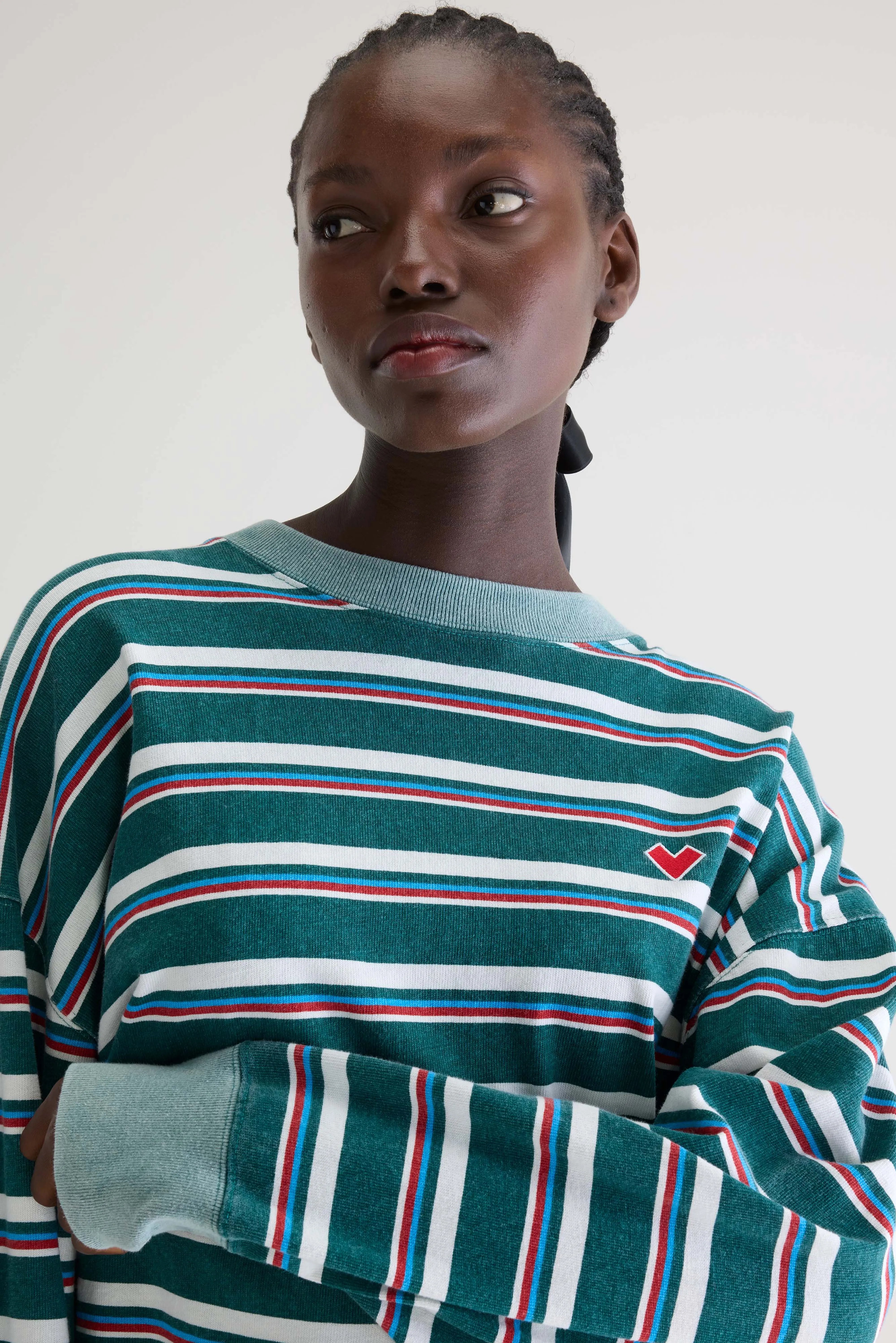 Franto long-sleeve t-shirt (261 / W / STRIPE B) - Image 6