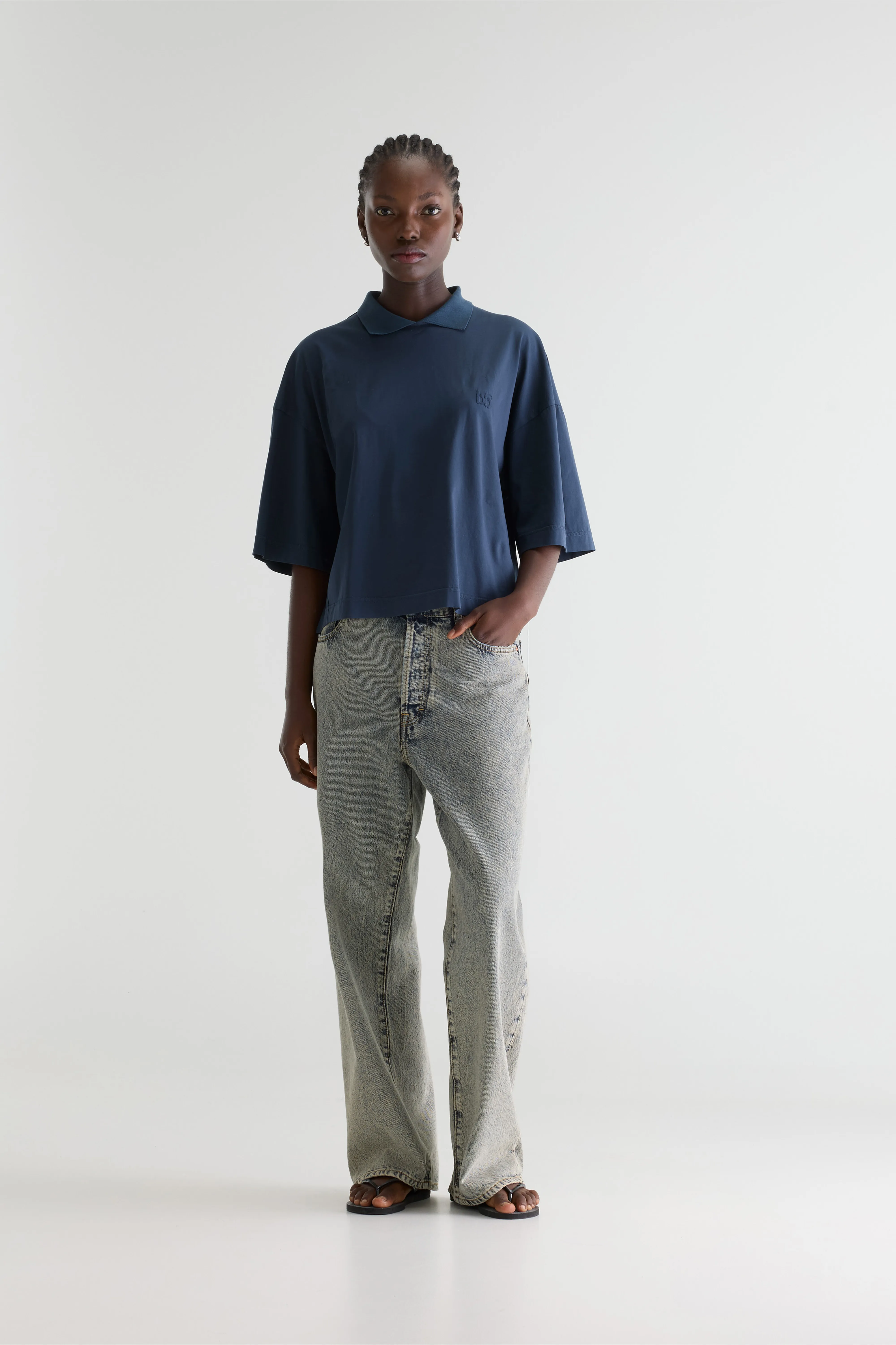 Frey polo-collar t-shirt (261 / W / PARKER) - Image 3