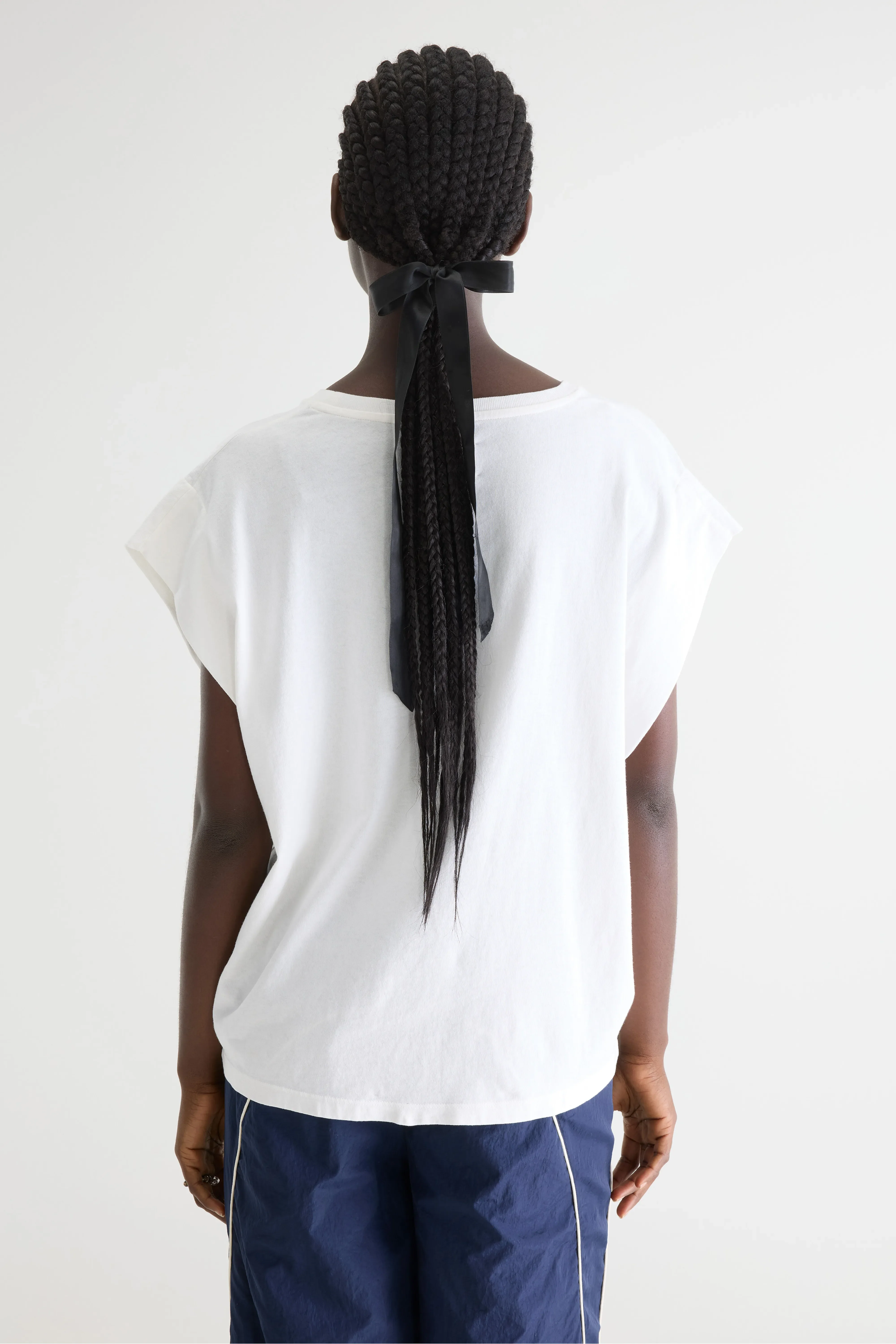 Vice white crew-neck t-shirt (252 / W / CASPER) - Image 4