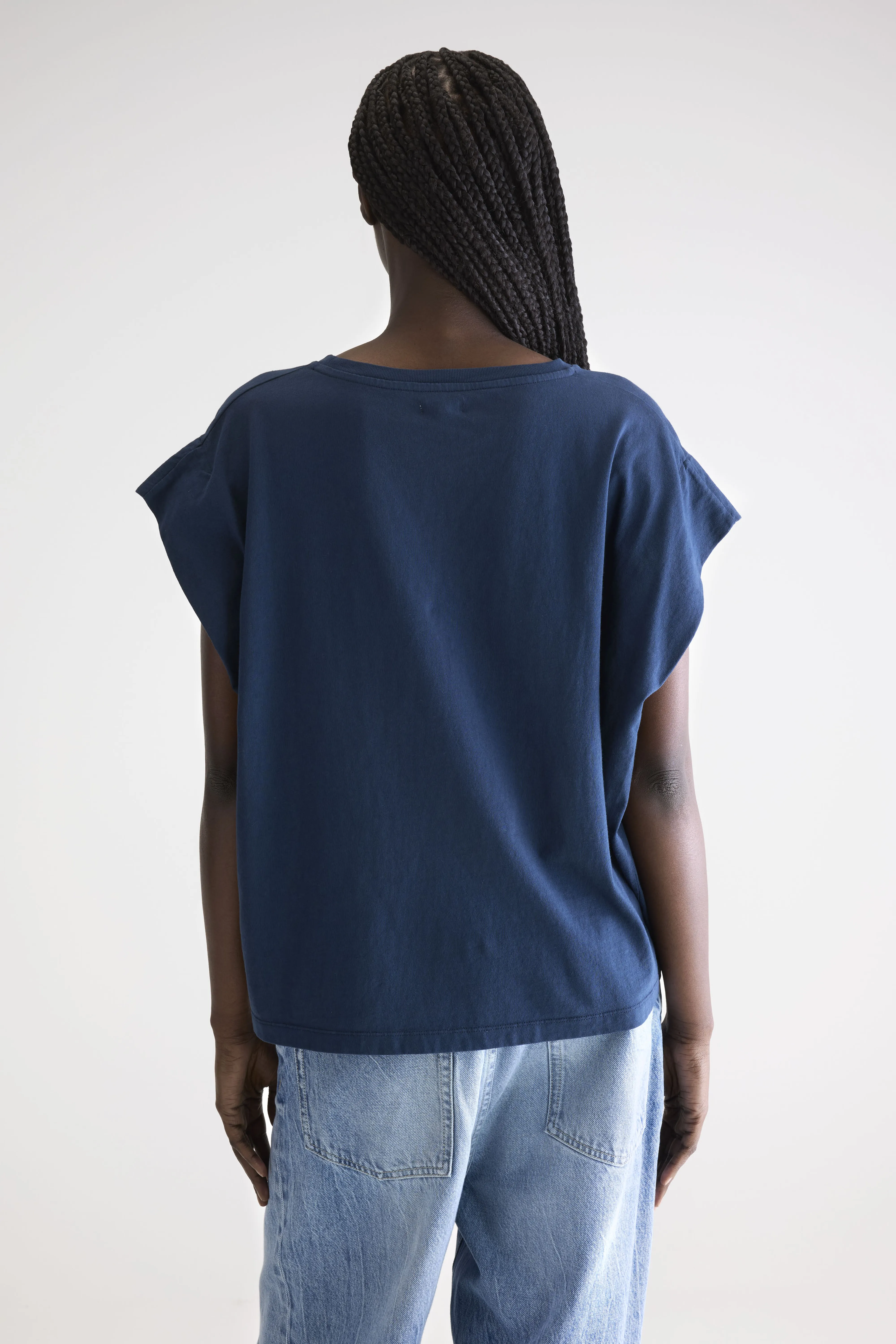 Vice blue crew-neck t-shirt (252 / W / PARKER) - Image 4