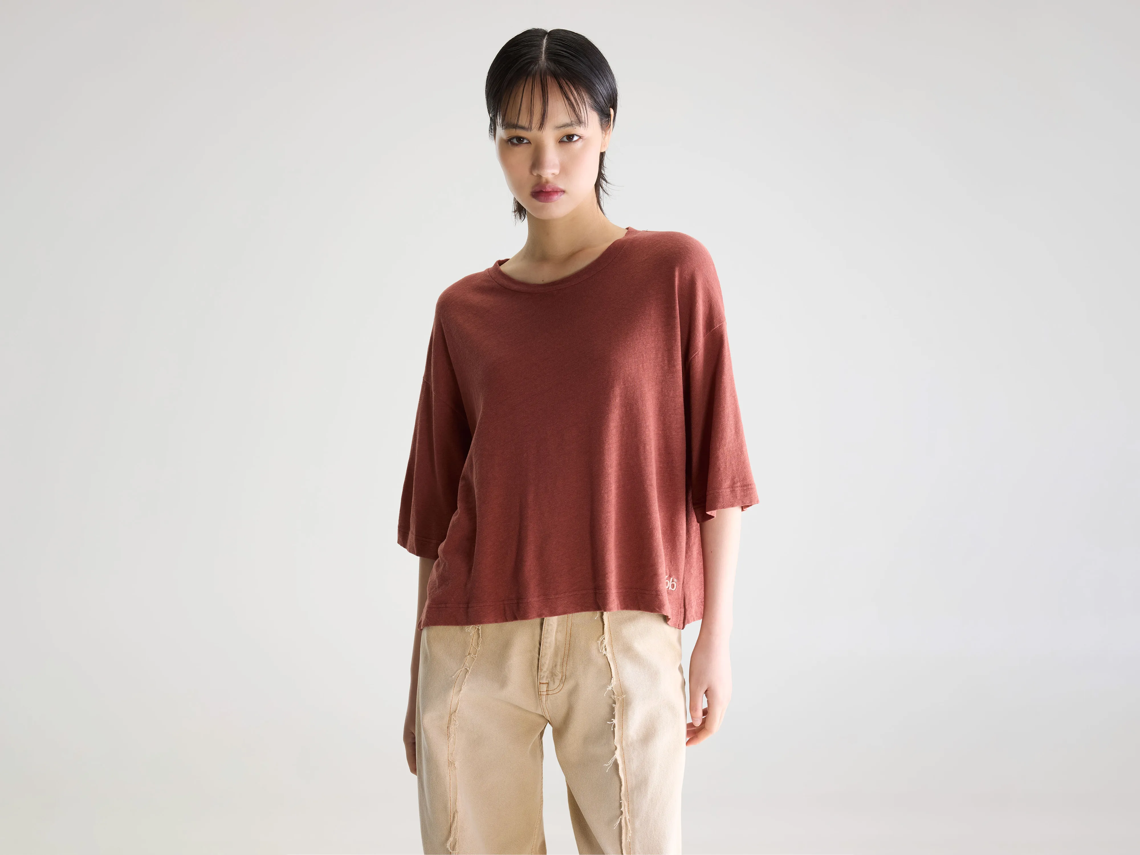 Vydel short-sleeve t-shirt (261 / W / MAHOGANY)