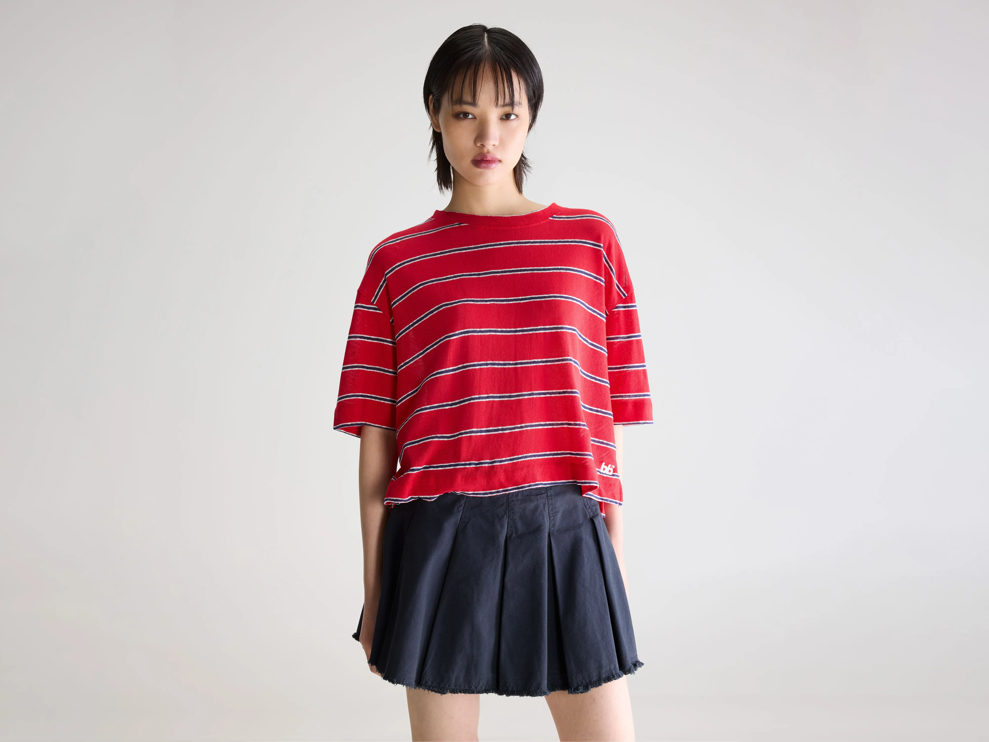 Vydel short-sleeve t-shirt (261 / W / STRIPE A)