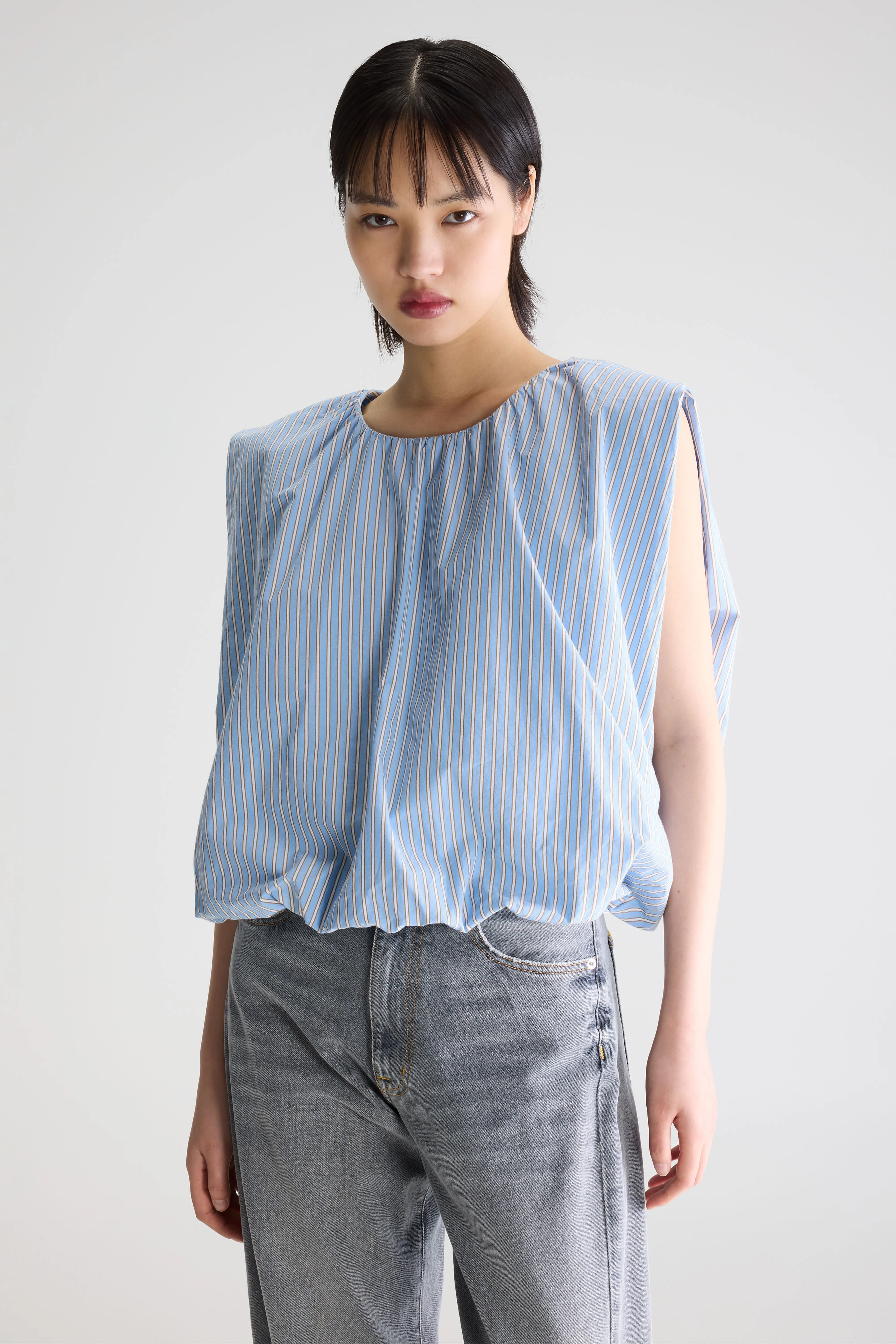 Giada balloon blouse (261 / W / STRIPE B) - Image 2